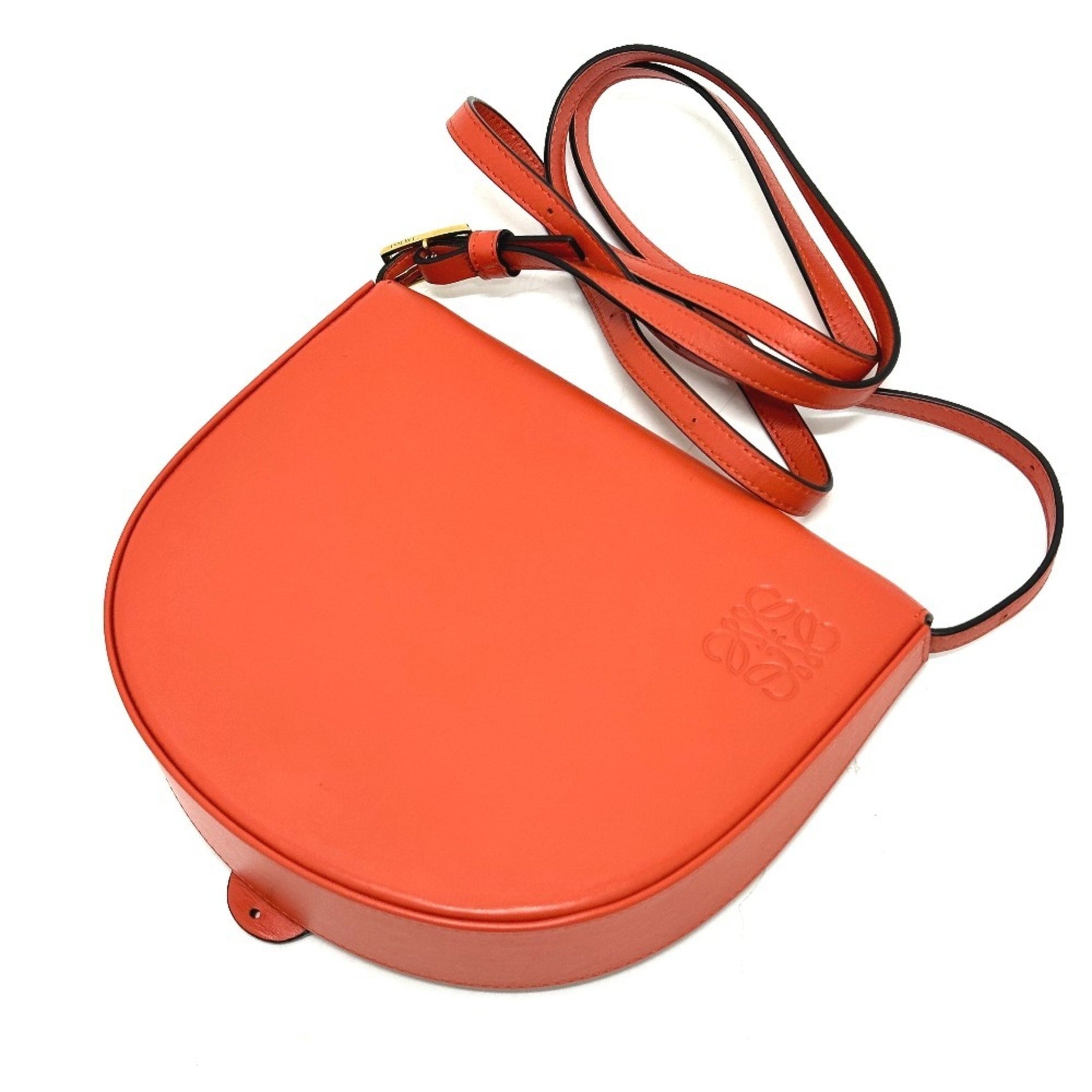 LOEWE Anagram Heel Bag Crossbody Shoulder Leather