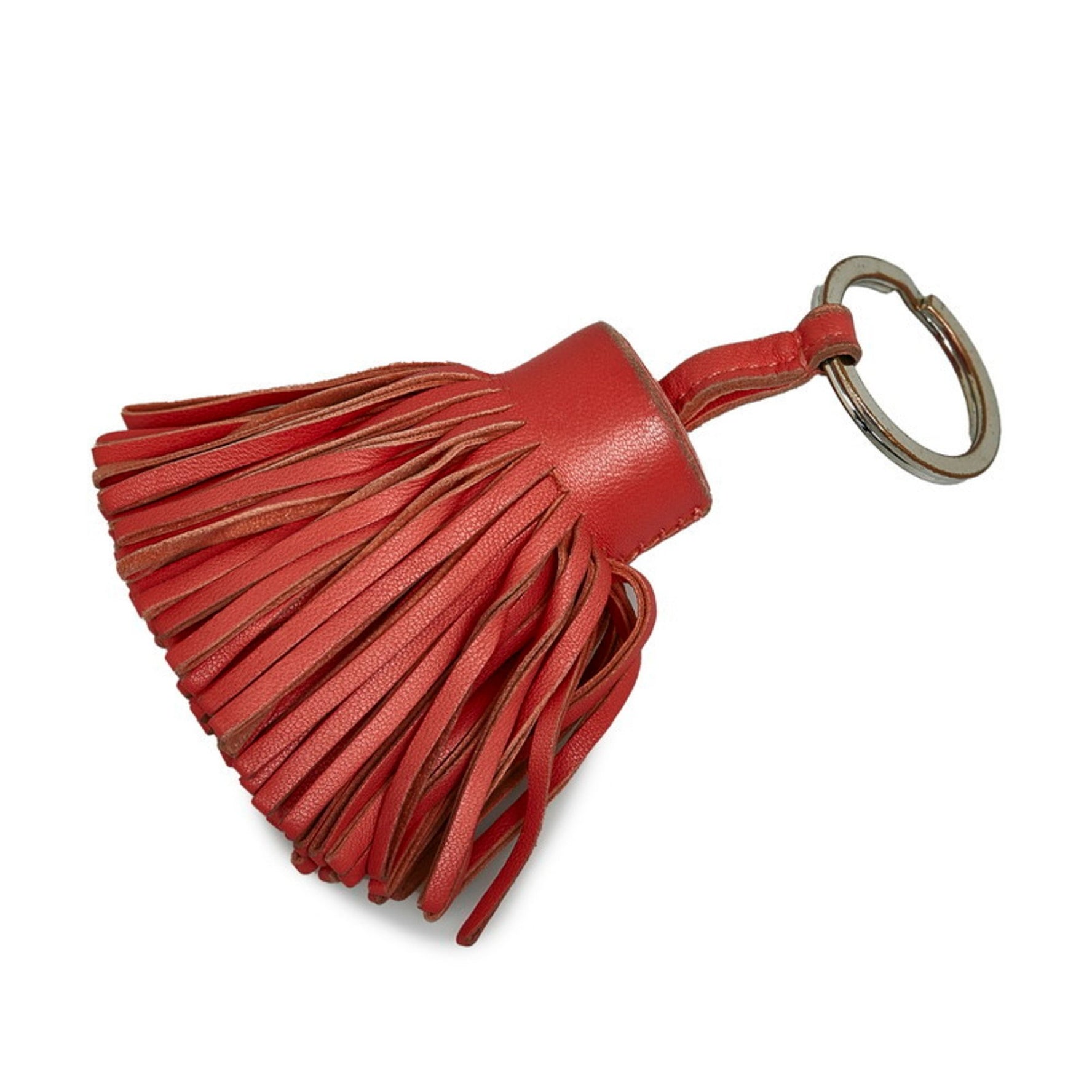Hermes Carmen Amieumilo Keychain Red Lambskin