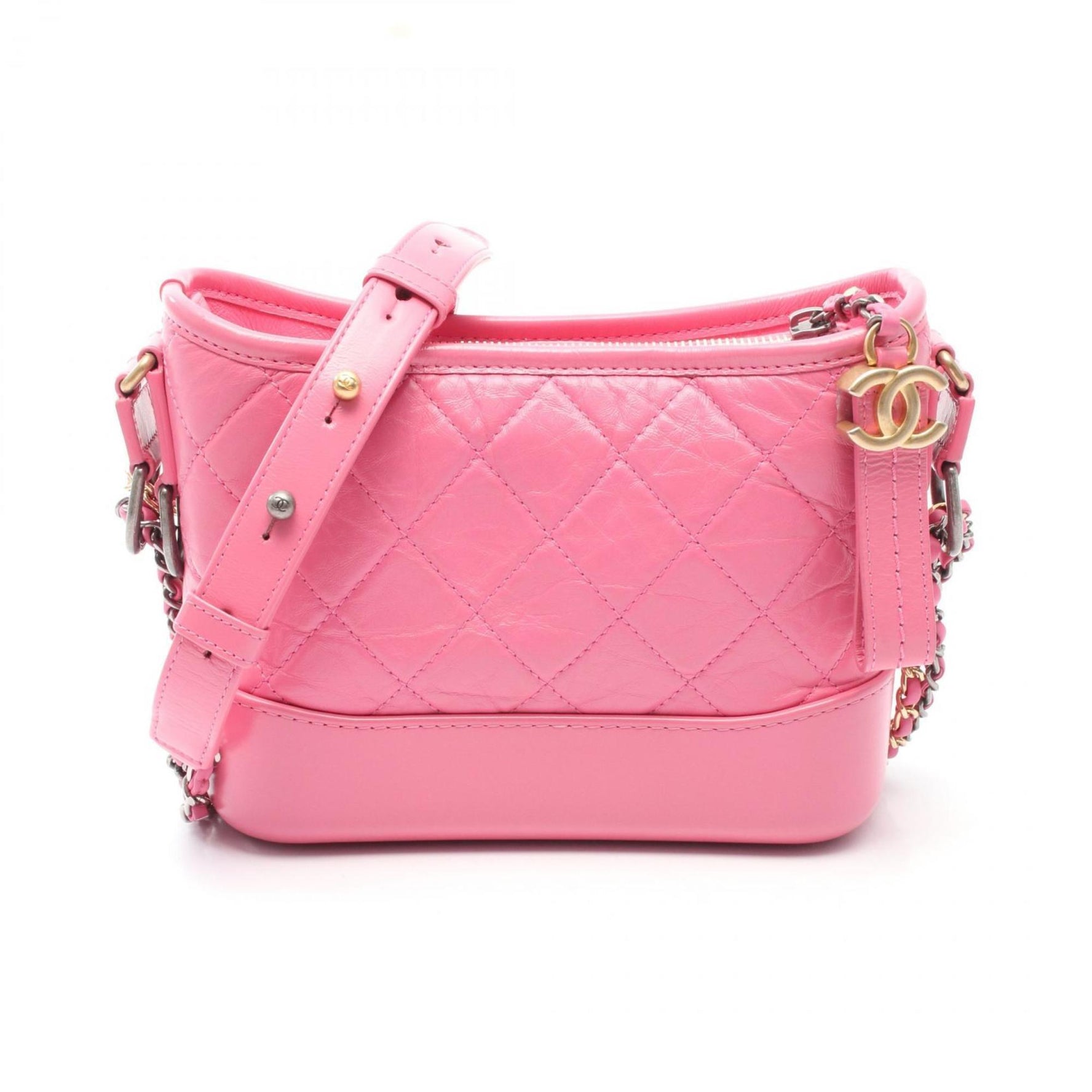 CHANEL Gabrielle de Small Hobo Shoulder Bag Leather