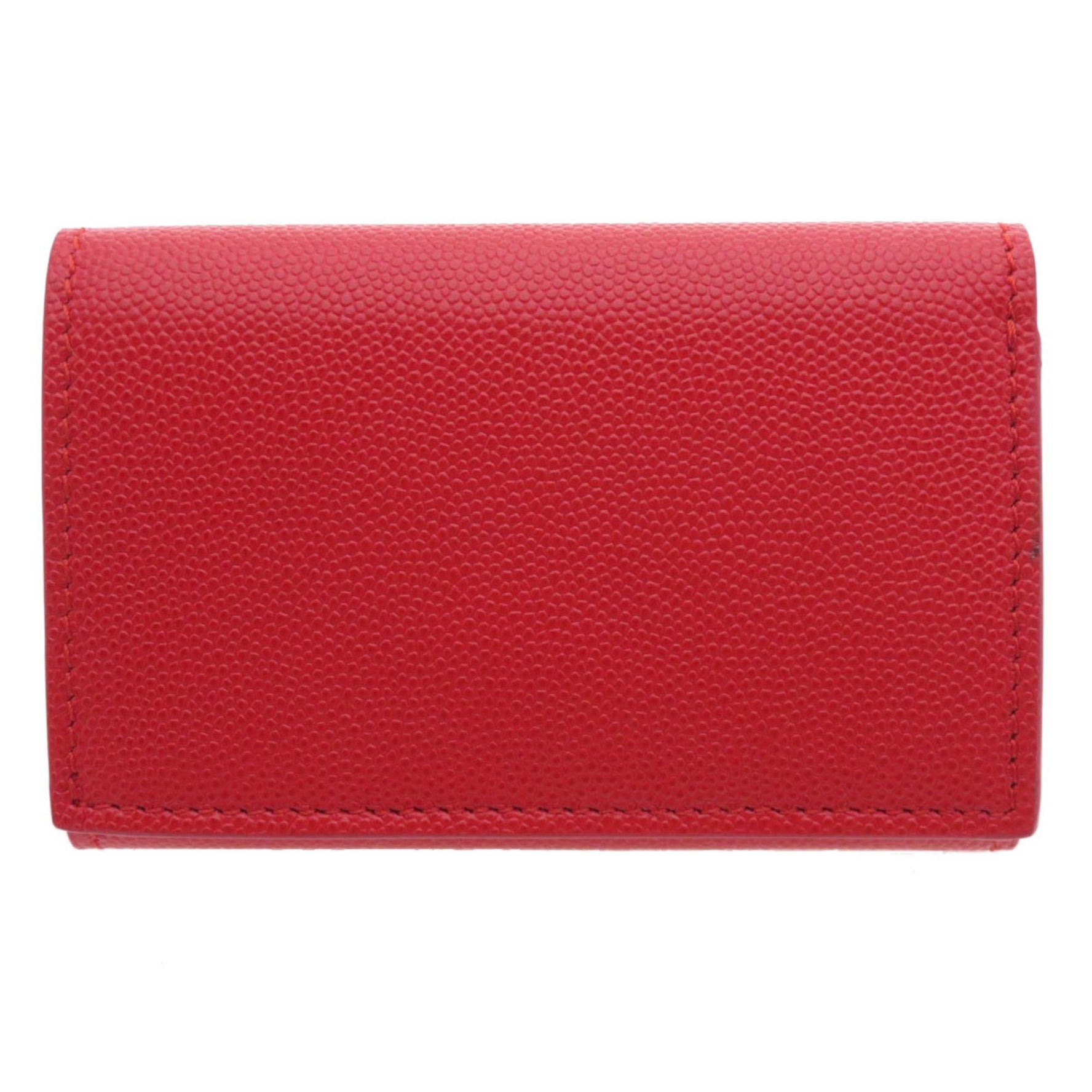 Burberry metal fittings tri-fold bi-fold wallet calfskin