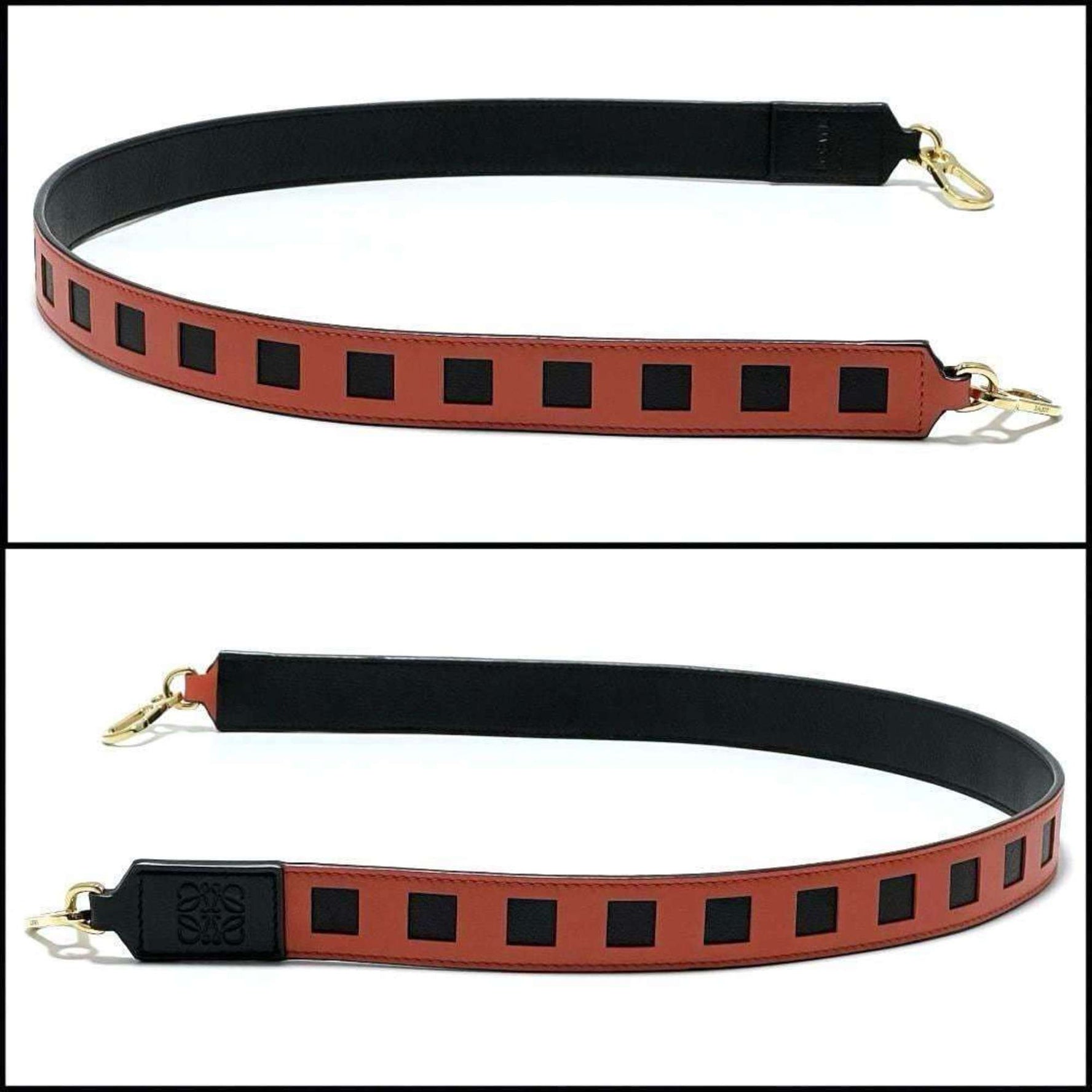 LOEWE Shoulder Bag Strap Belt Leather