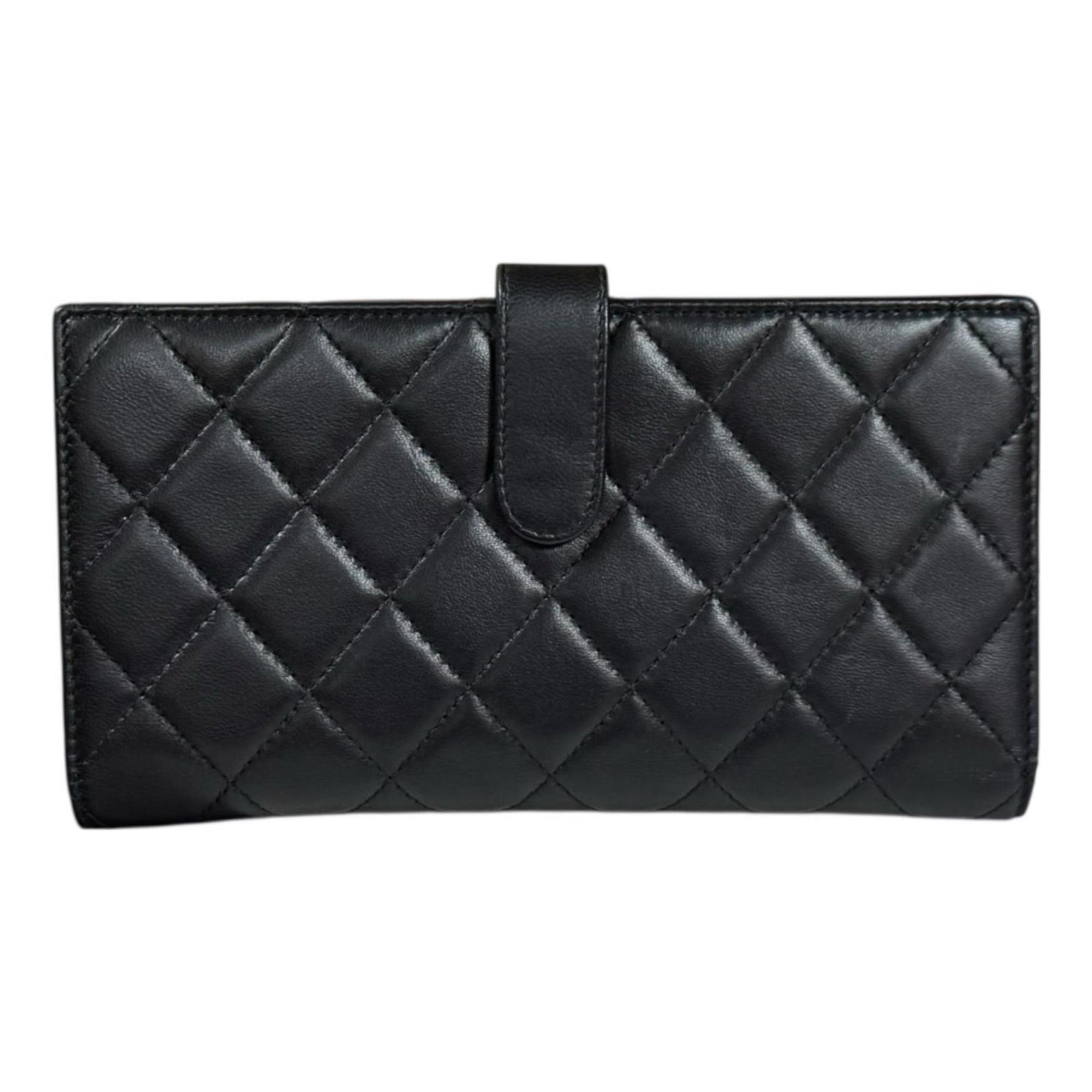 CHANEL Matelasse Long Wallet, Lambskin