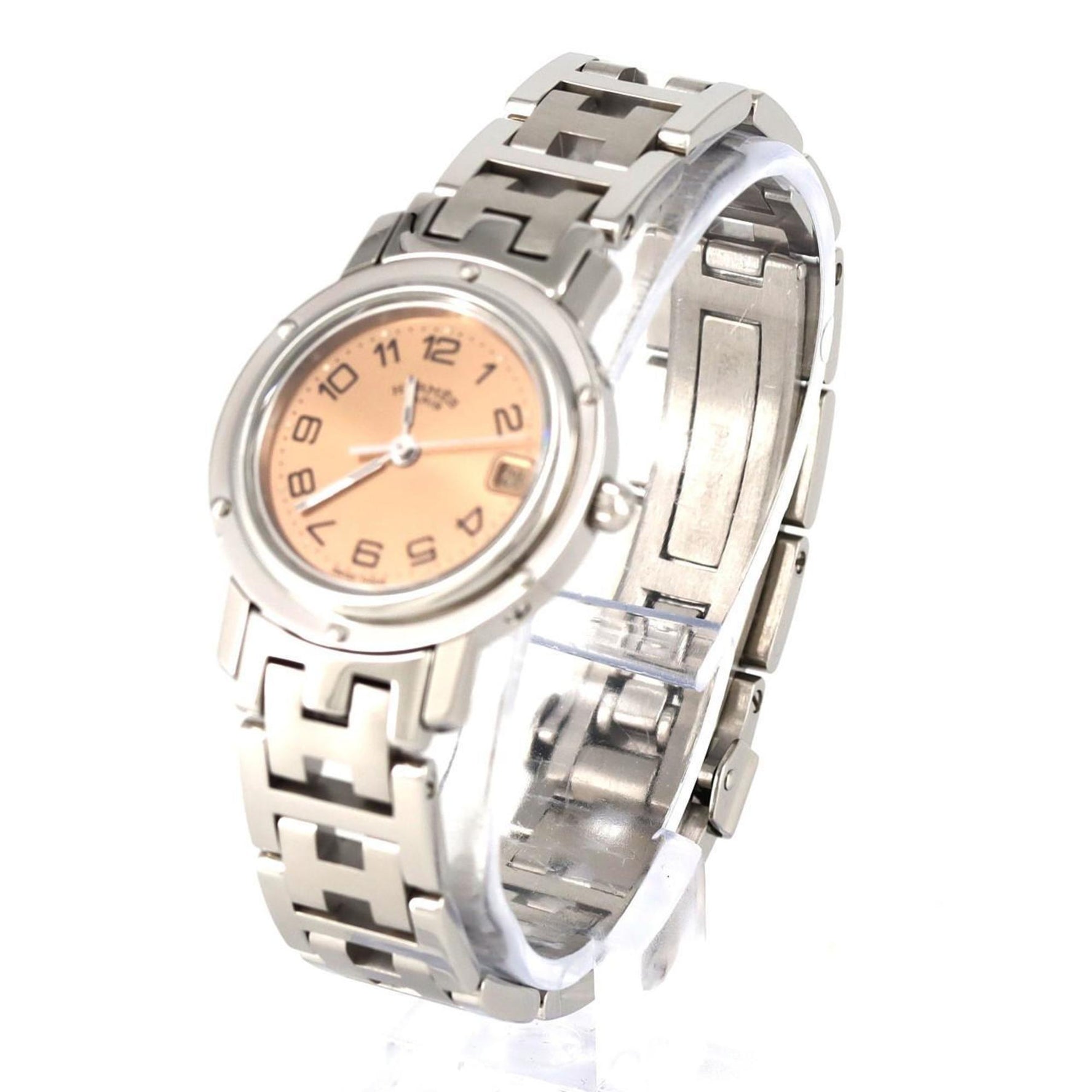 Hermes Clipper SS Quartz Watch