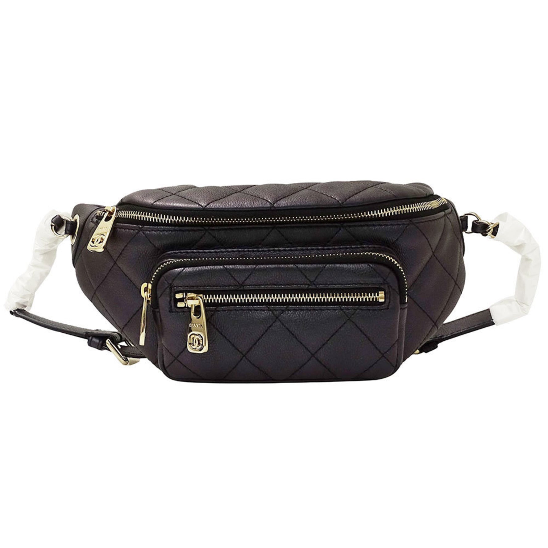 CHANEL Bag, Body Waist Matelasse Leather, Compact