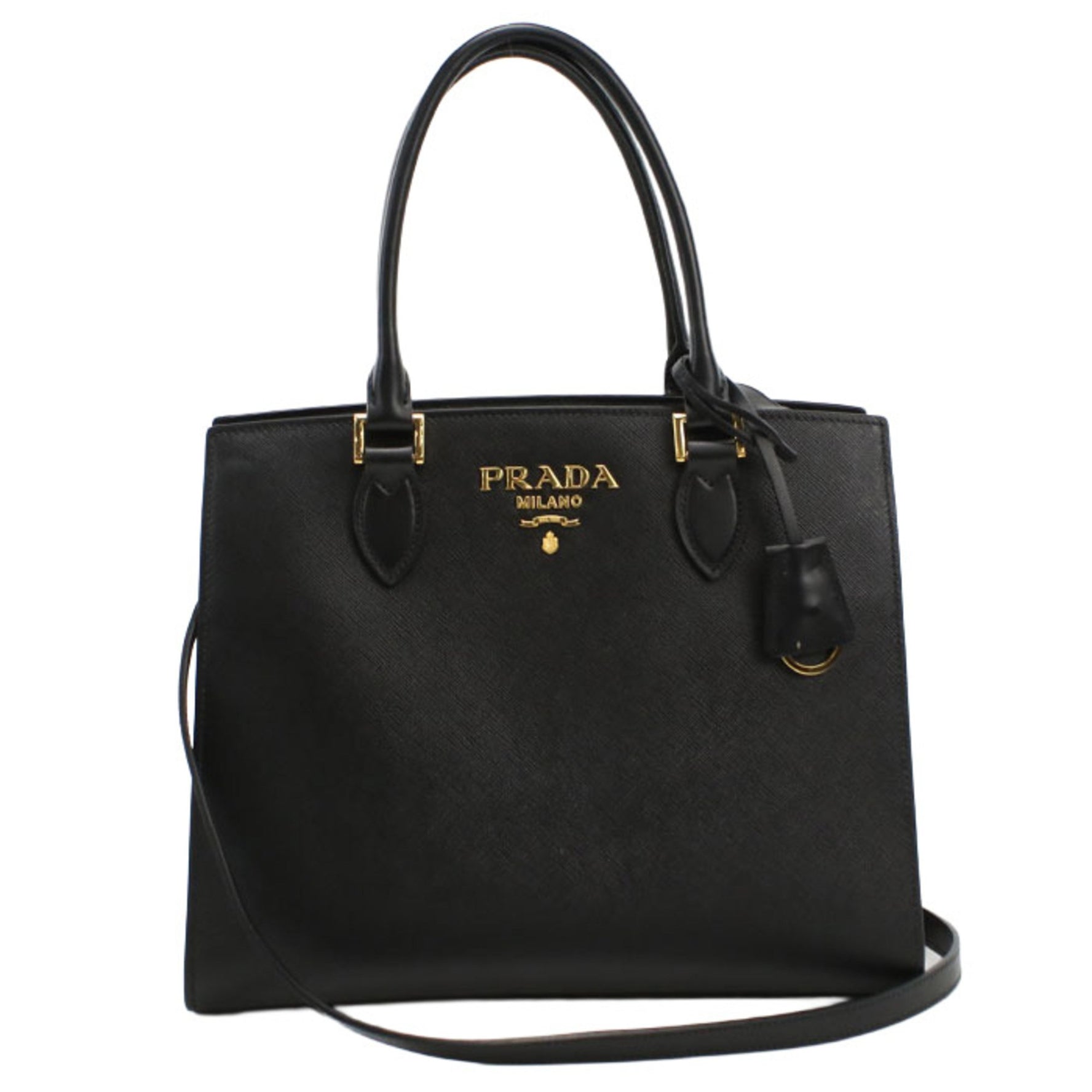 PRADA Tote Bag Saffiano Leather Handbag