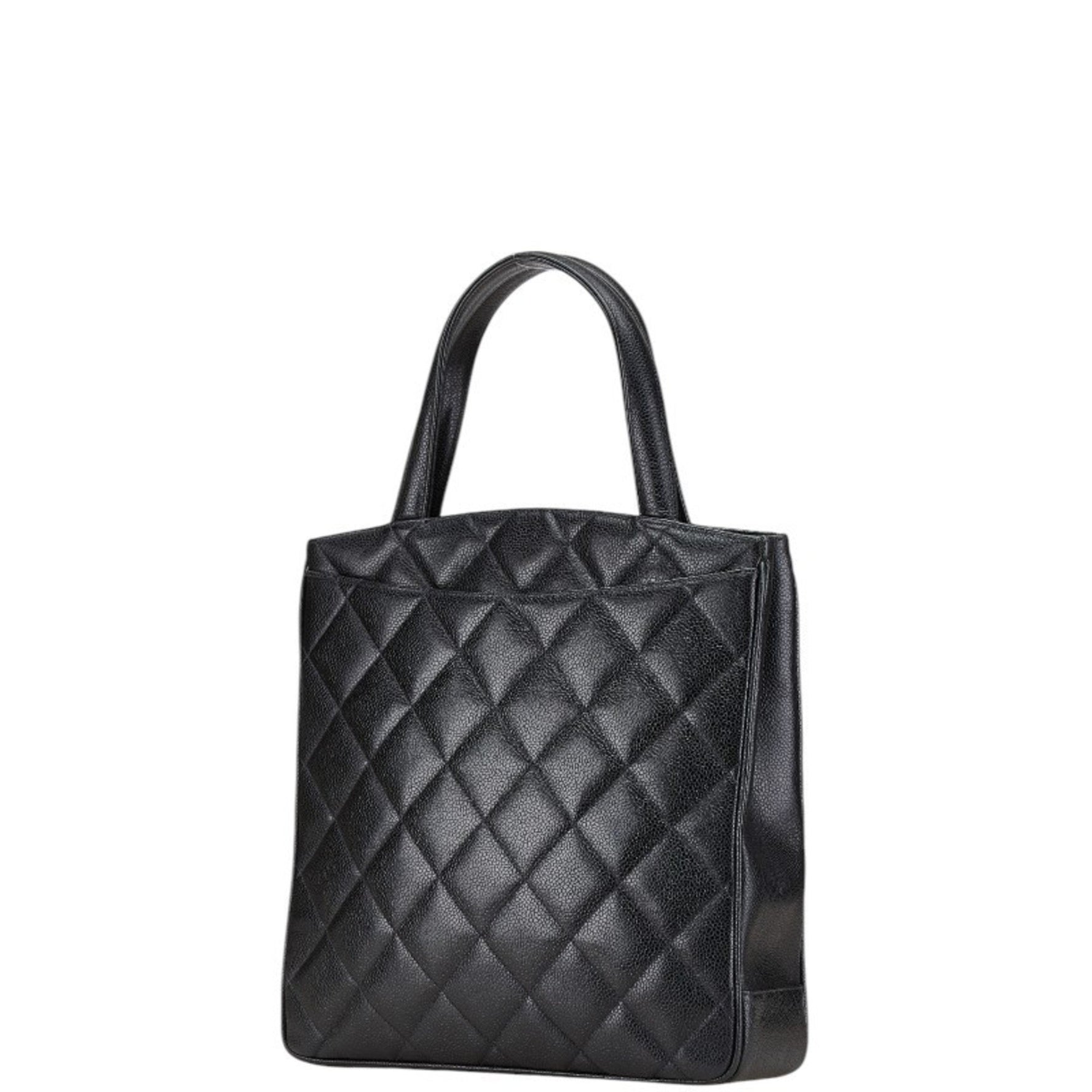 Chanel Matelasse Tote Bag Handbag Caviar Skin