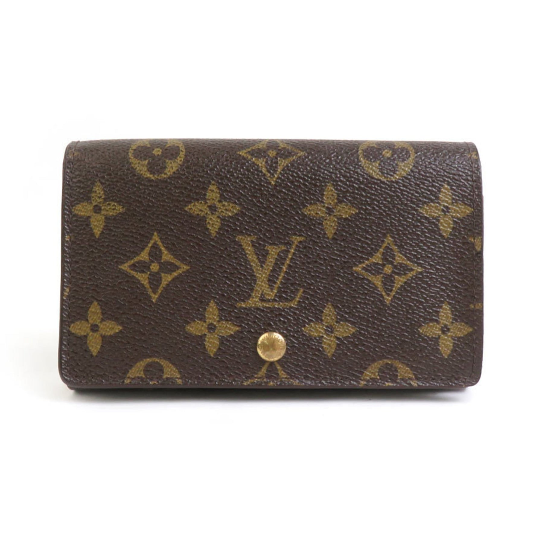 Louis Vuitton Bi-fold wallet Monogram Portemonnay Bi-Tresor canvas Gold