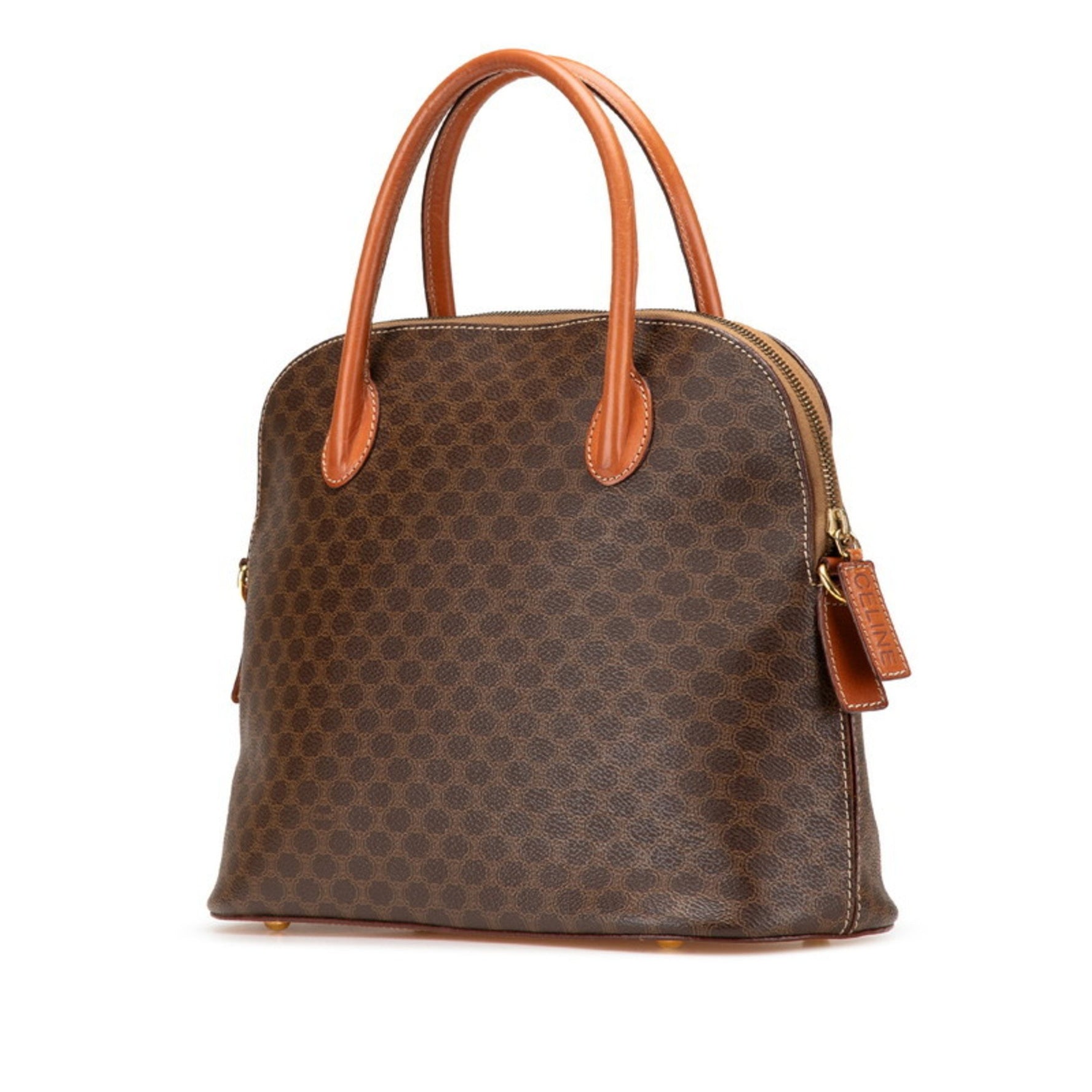 Celine Macadam Handbag Shoulder Bag PVC Leather