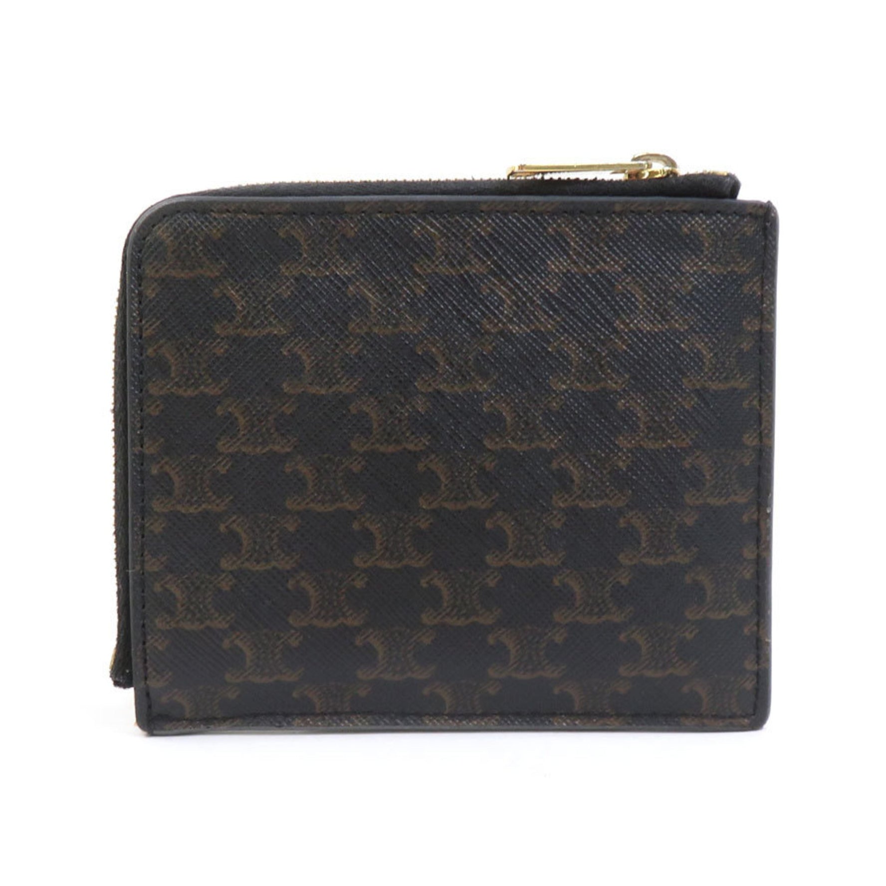 Celine Triomphe Coated Canvas Wallet/Coin Case, Men's/Women's