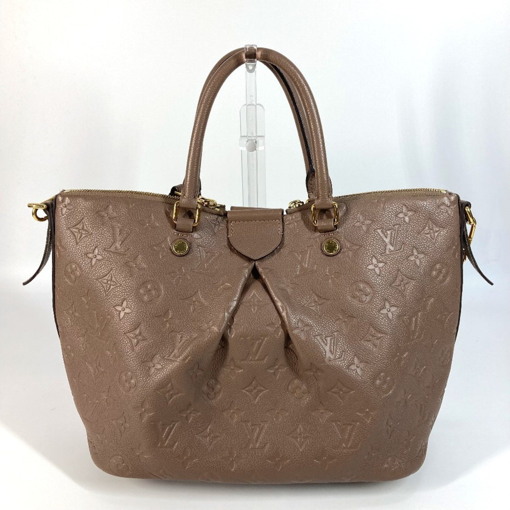 Louis Vuitton Monogram Empreinte Motherine MM Bag Shoulder Crossbody Handbag Leather Mastic