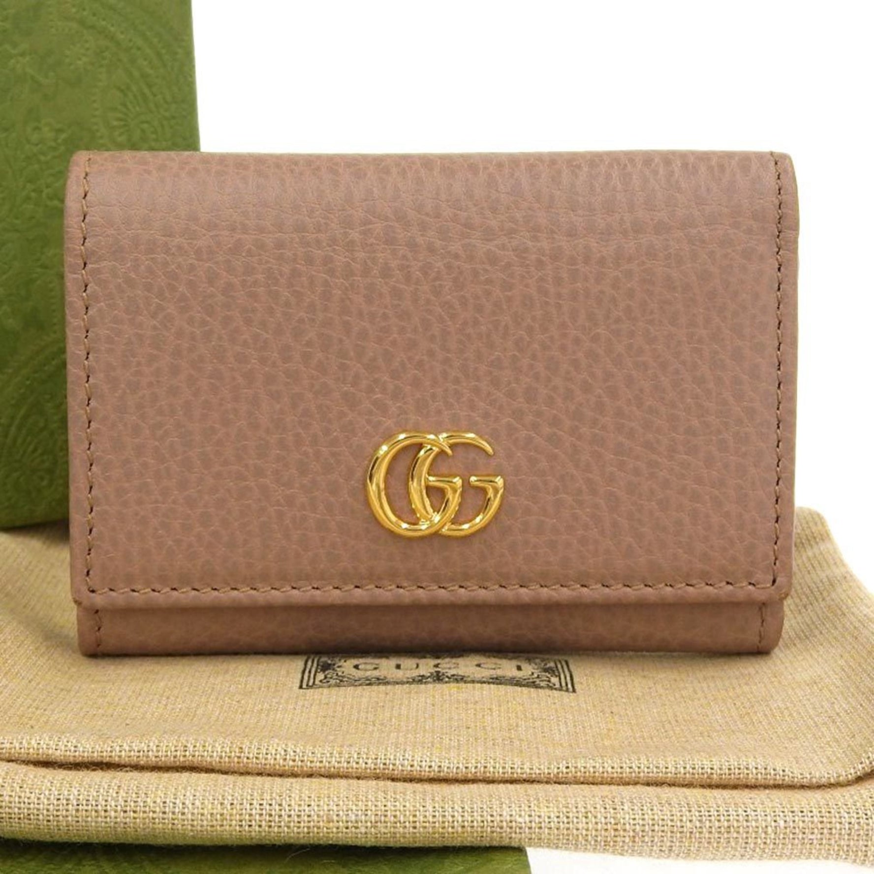 Gucci GG Marmont Medium Wallet Compact Folding with Hook