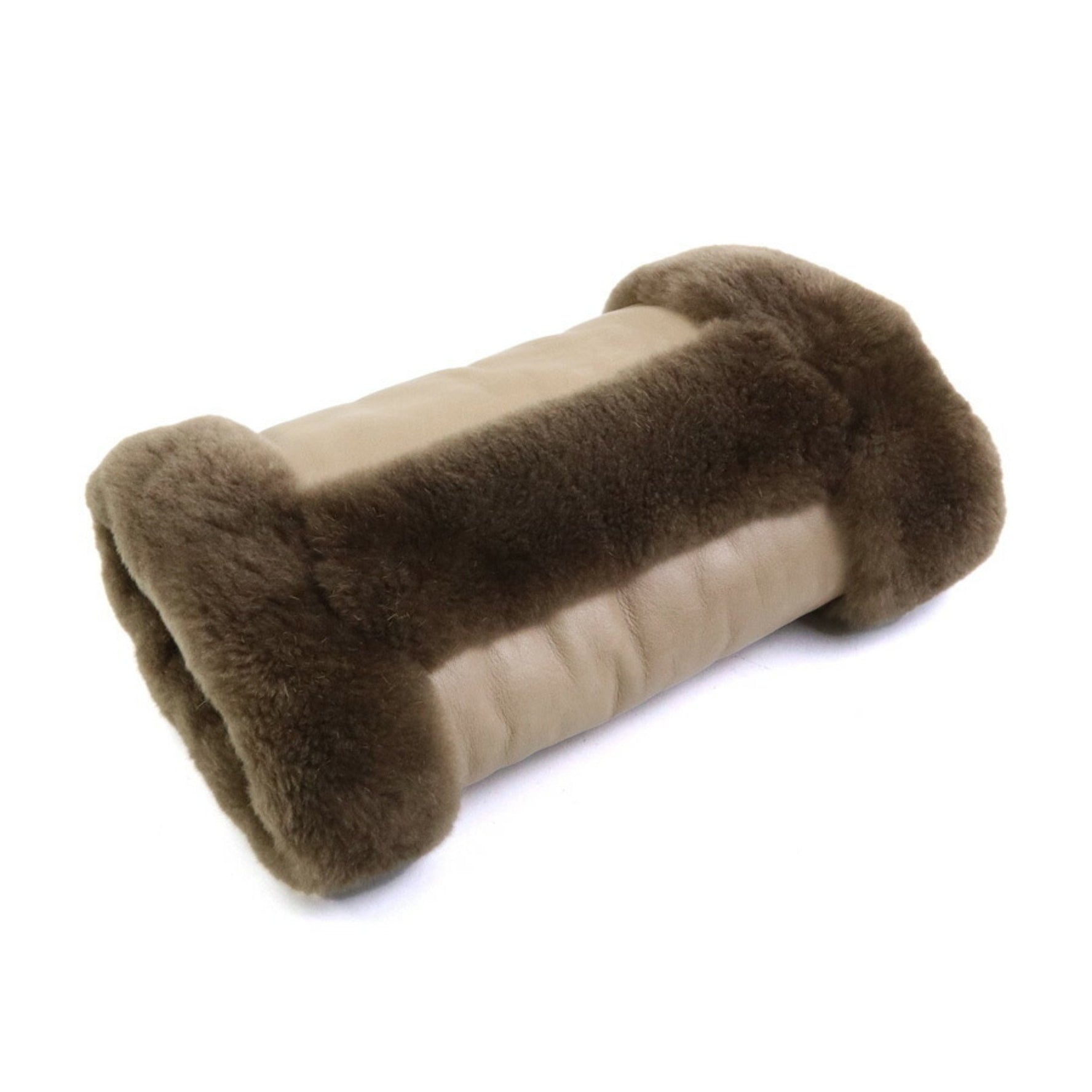 Hermes Gloves Hand Muff Warmer Leather Fur