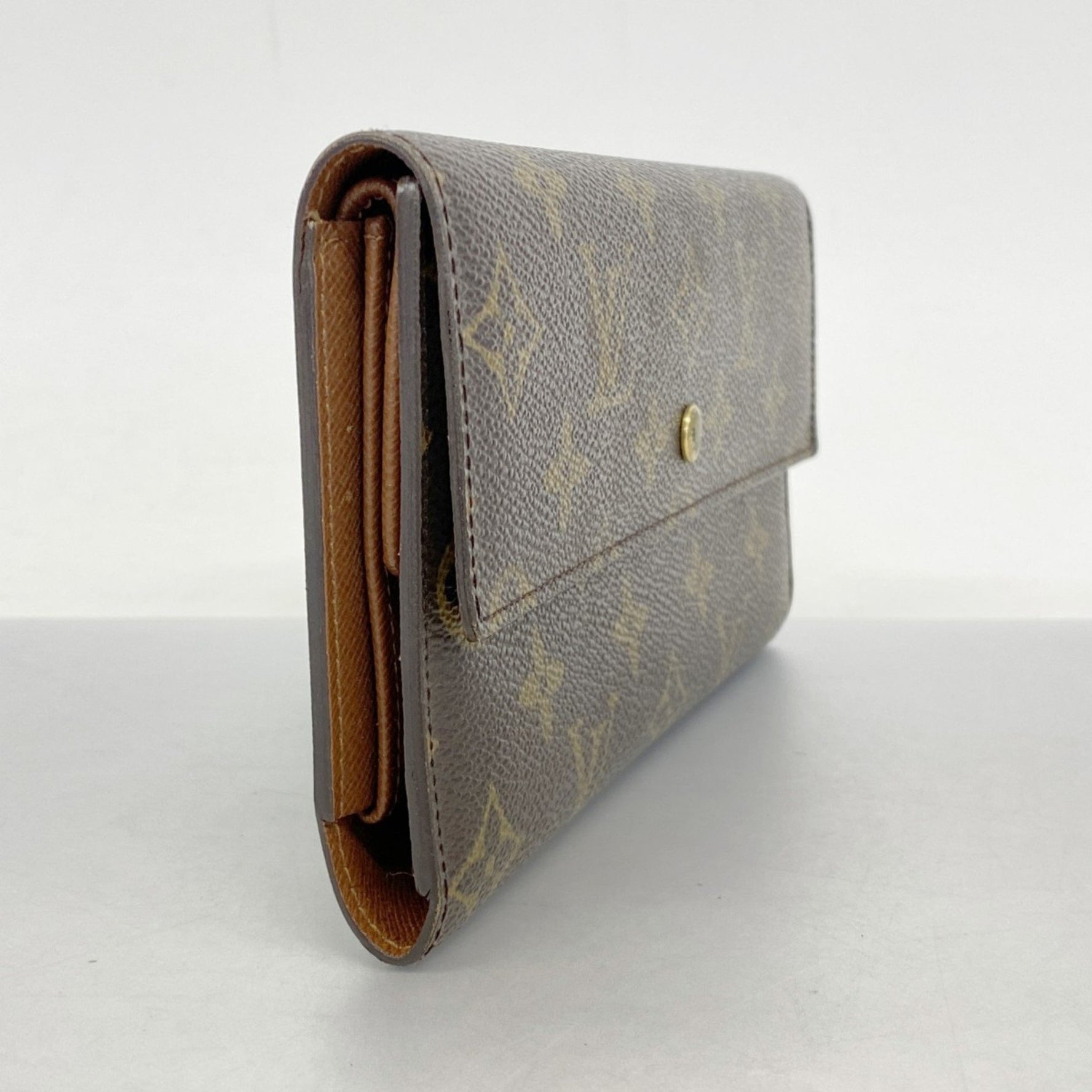Louis Vuitton Monogram Porte Tresor International Tri-fold Wallet Men's/Women's