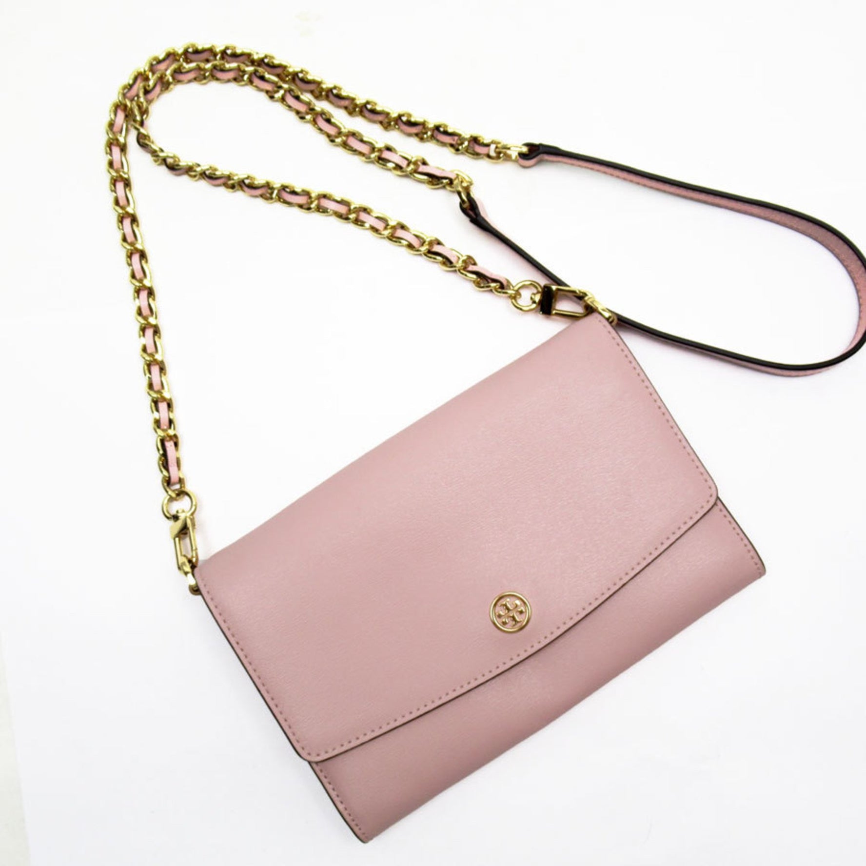 Tory Burch Shoulder Wallet Leather