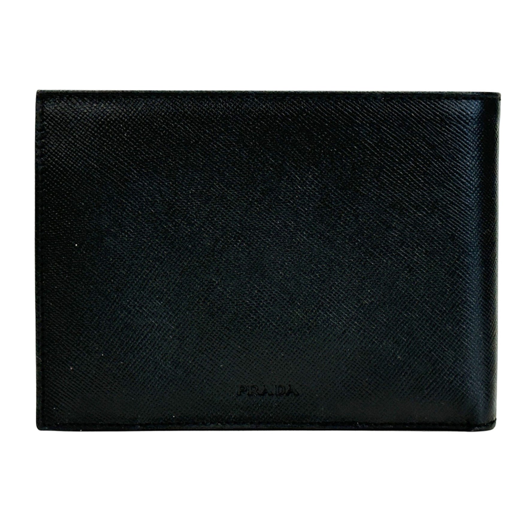 Prada Saffiano Compact Bi-fold Wallet
