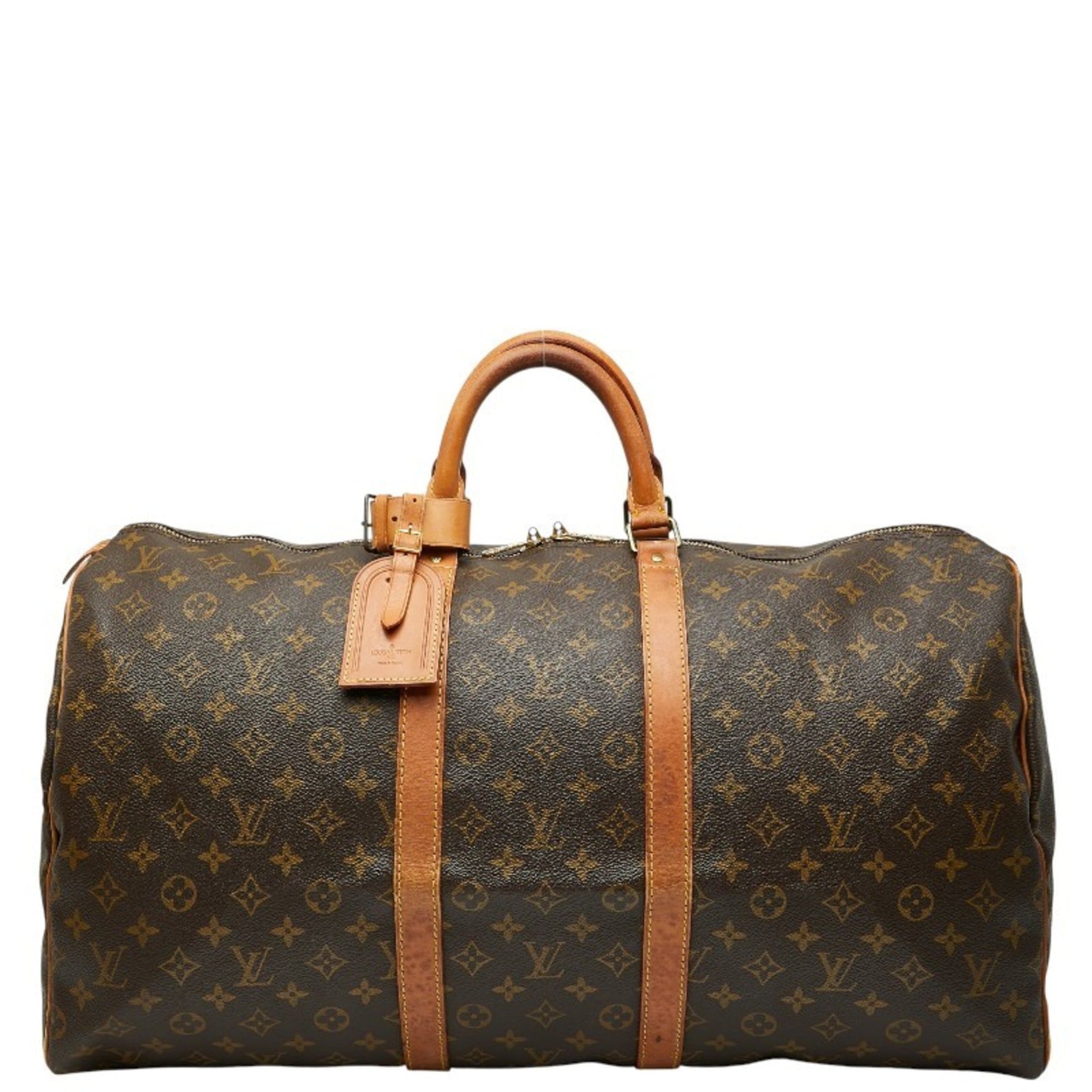 Louis Vuitton Monogram Keepall 55 Travel Bag/Boston Bag Leather LOUIS VUITTON
