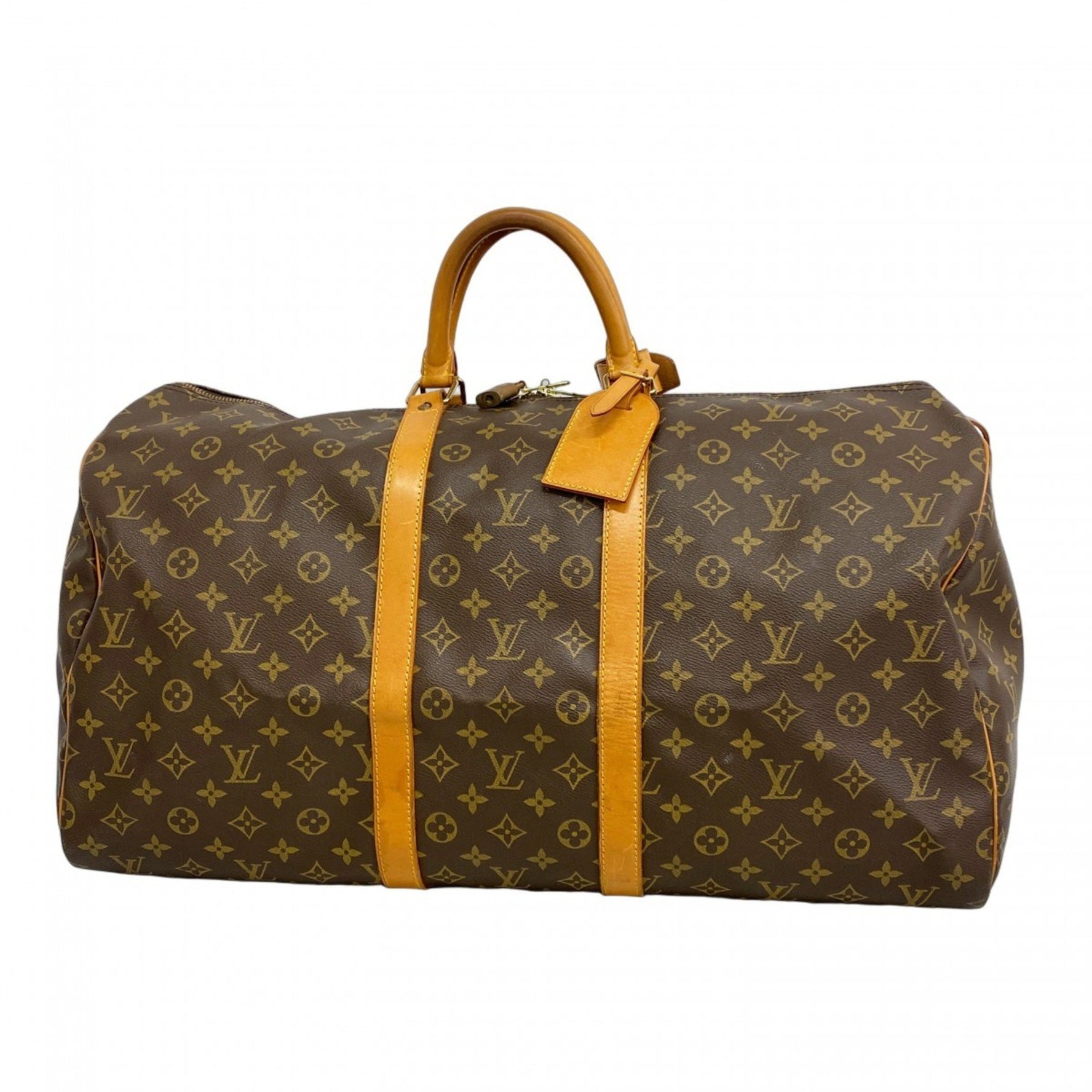 Louis Vuitton Monogram Keepall 55 Boston Bag Men's and