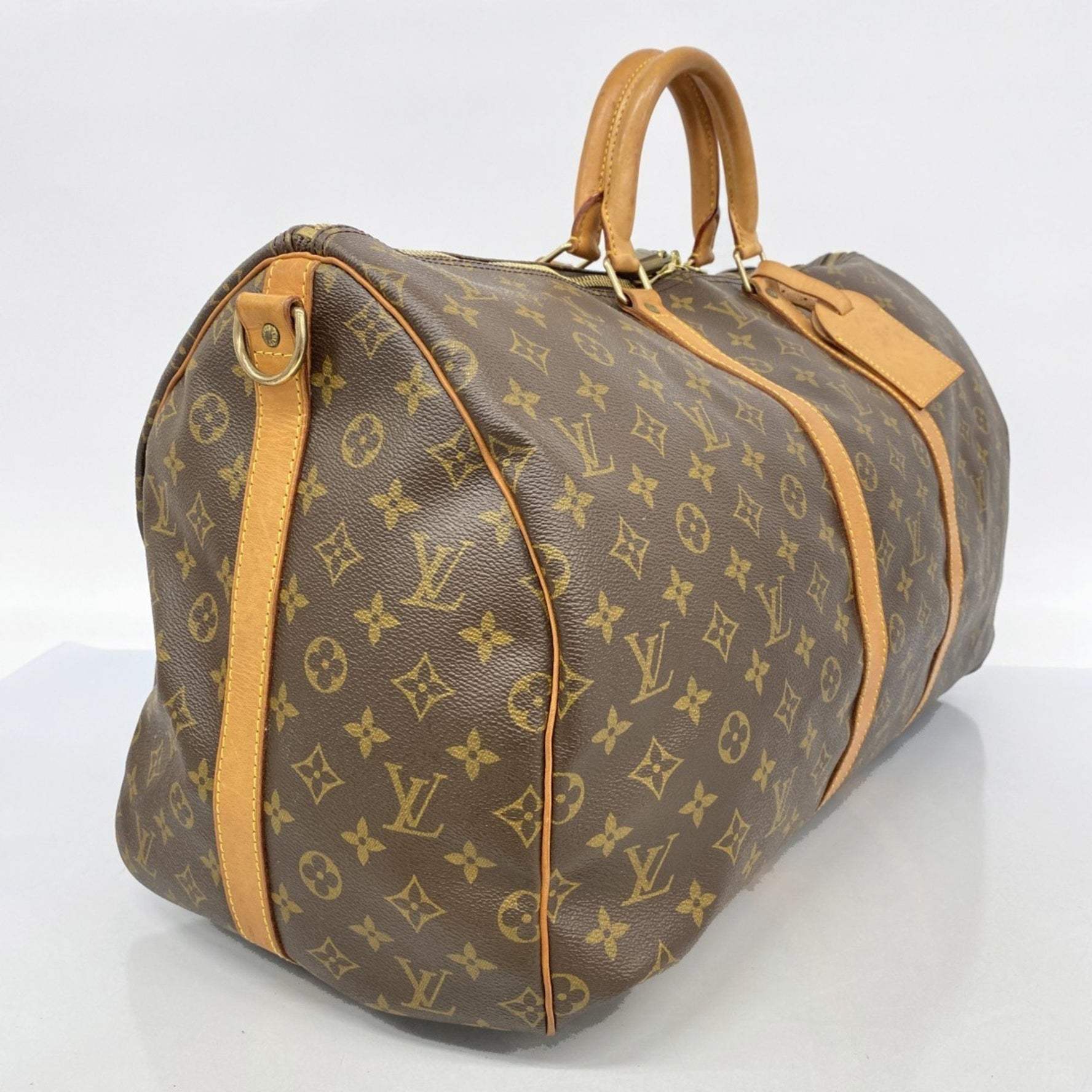 Louis Vuitton Monogram Keepall Bandouliere 55 Boston Bag Men's and