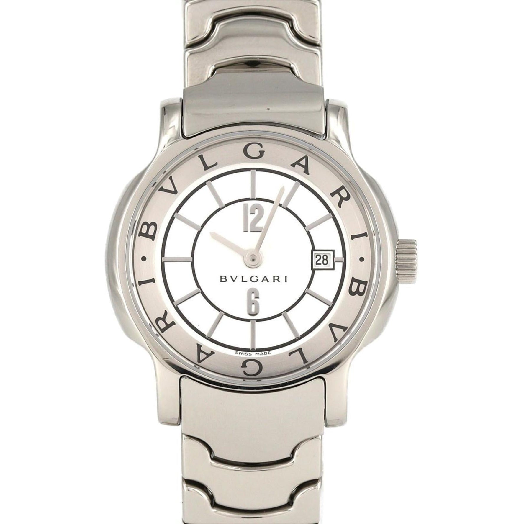 Bvlgari Solotempo Stainless Steel Quartz Watch