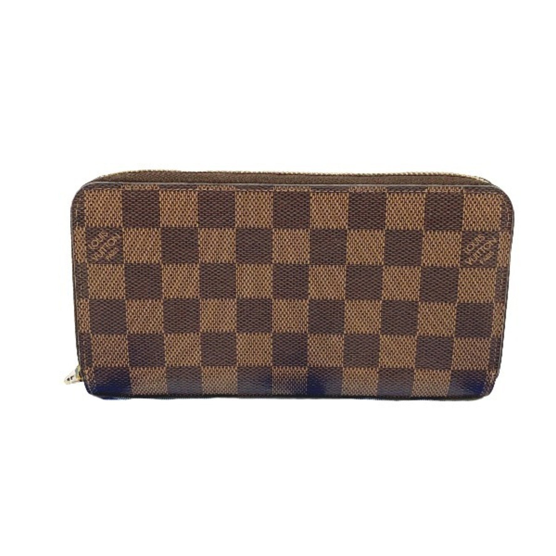 Louis Vuitton Round Zipper Damier Zippy Wallet Long LV