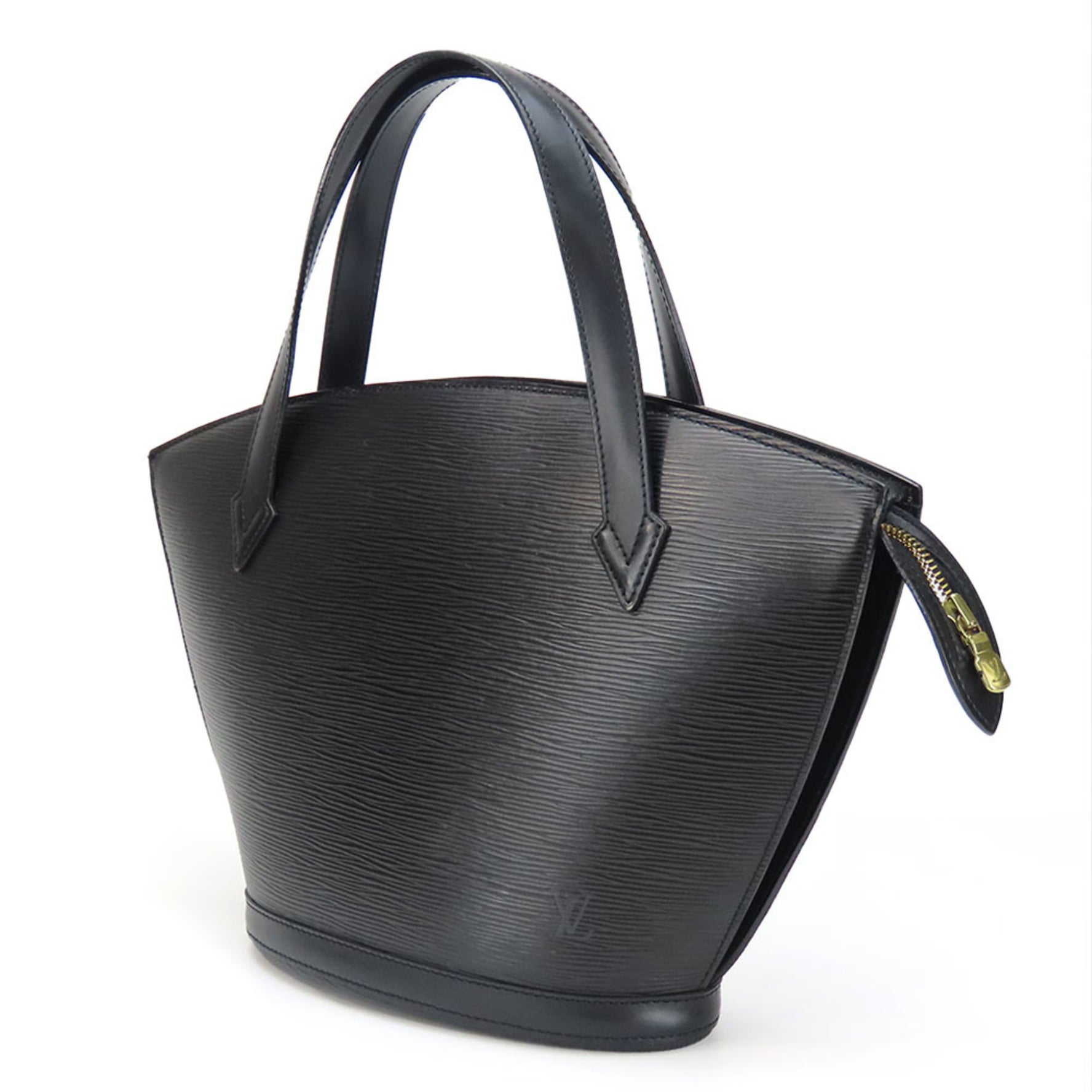 Louis Vuitton Tote Bag Saint Jacques Epi Leather Noir Black