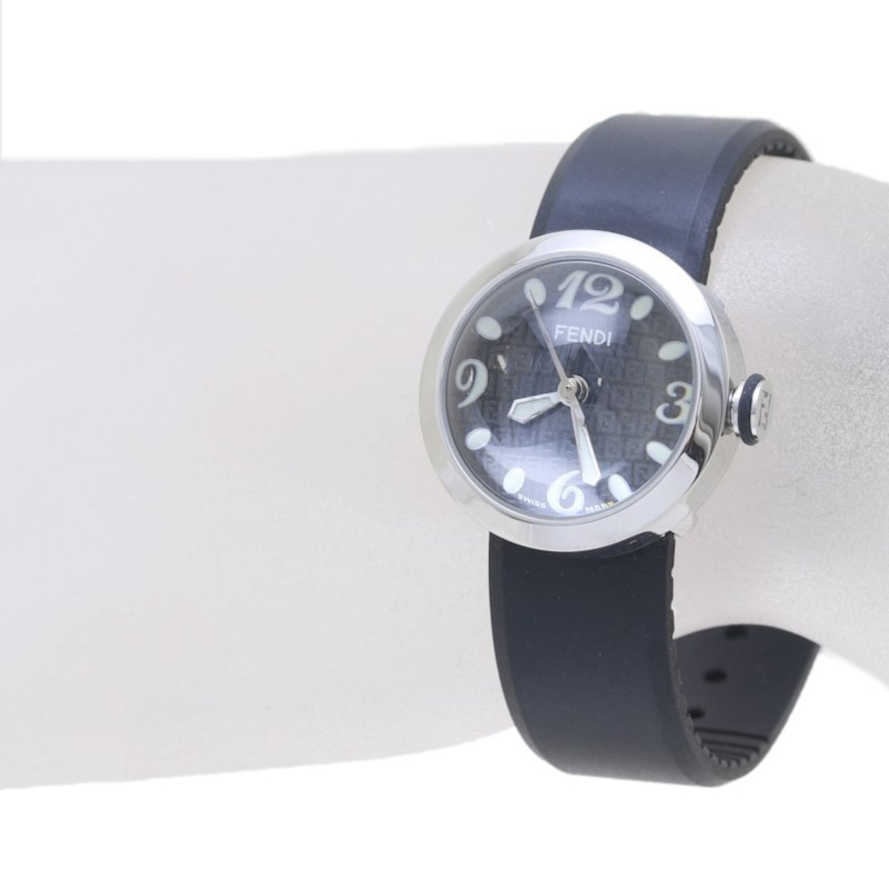 FENDI Boosra Stainless Steel x Rubber Ladies