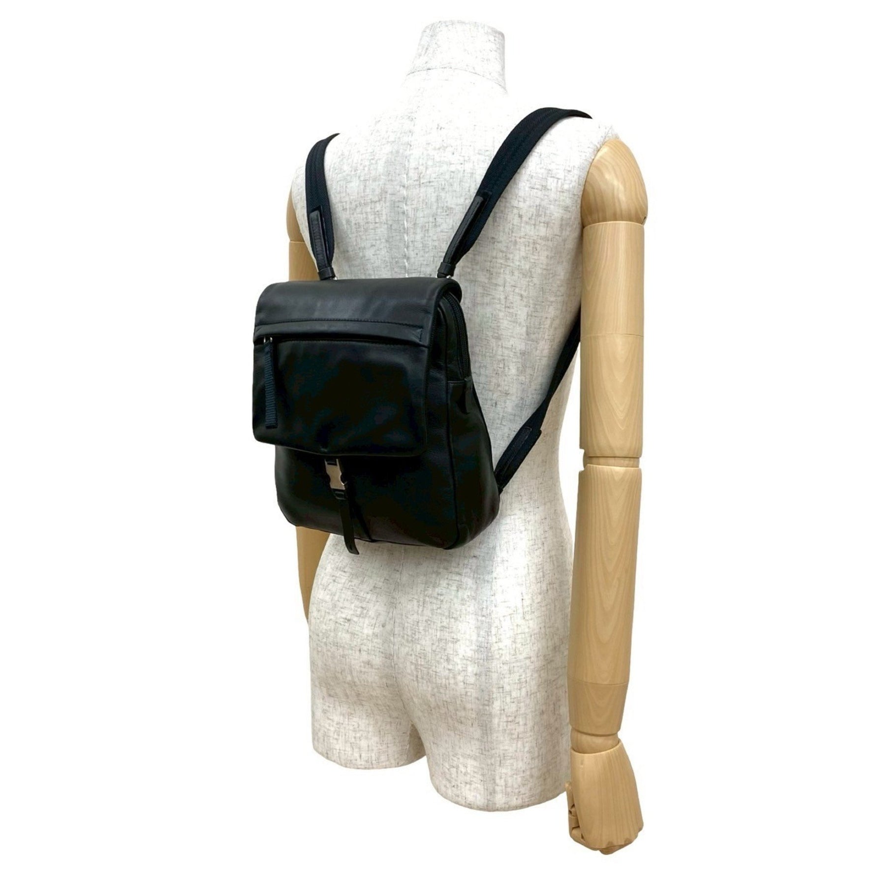 PRADA Genuine Nappa Leather Mini Rucksack/Daypack