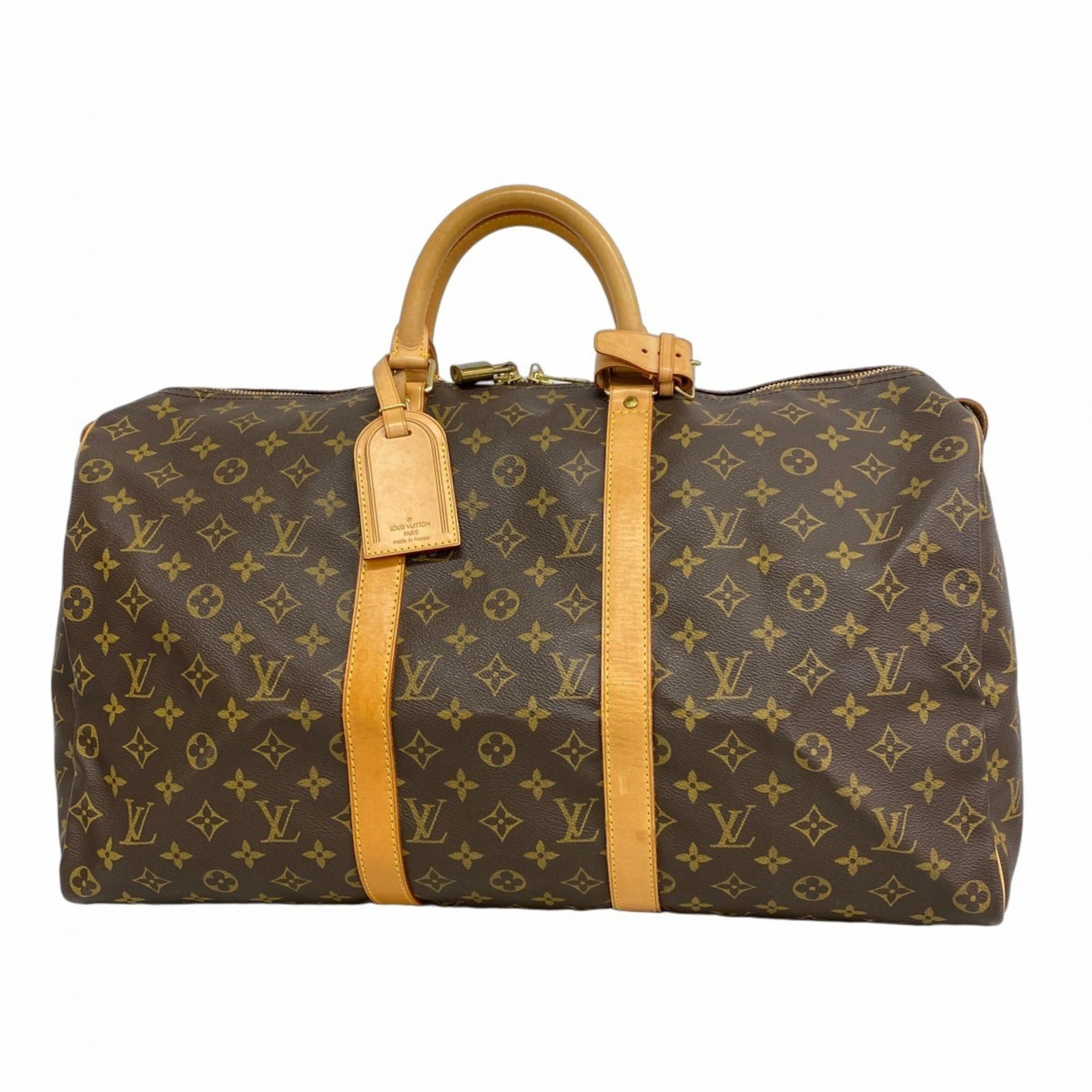 Louis Vuitton Monogram Keepall 50 Boston Bag Men's and