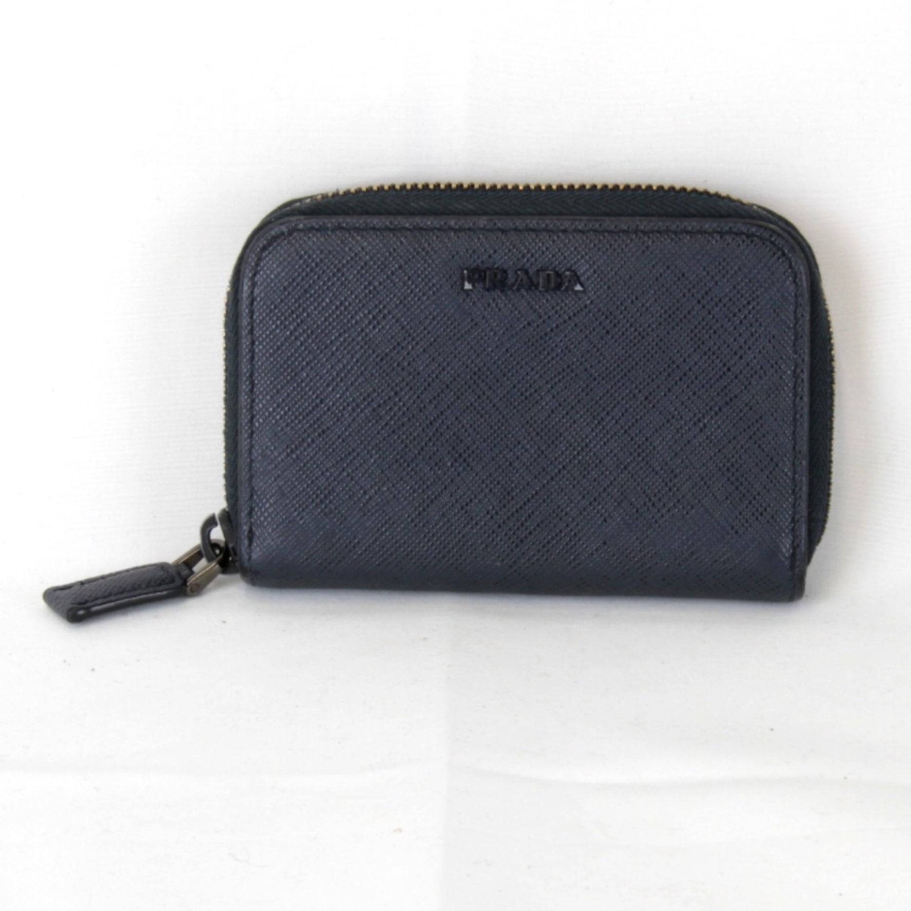 PRADA Saffiano Coin Case Leather