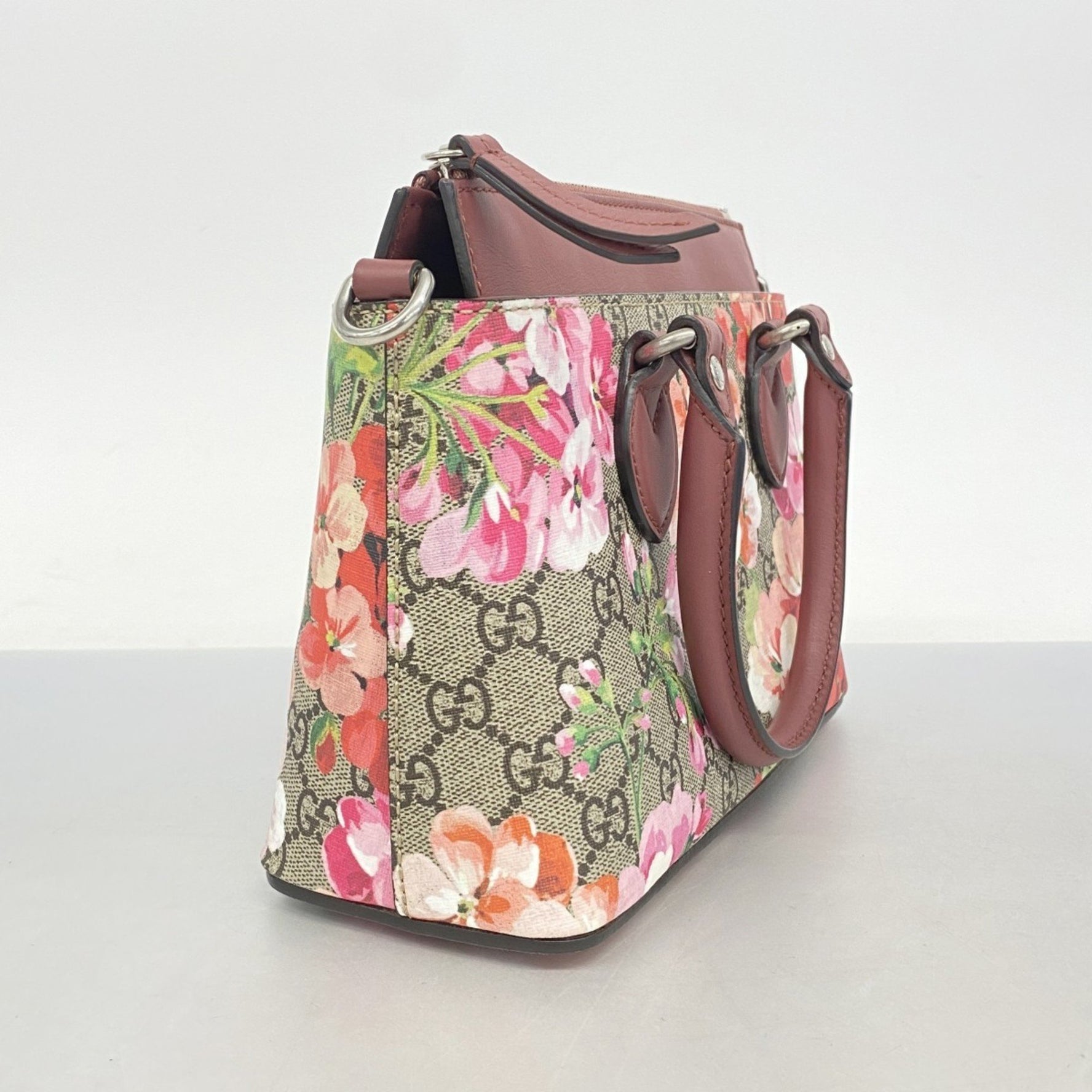 Gucci GG Blooms handbag brown multicolor bag