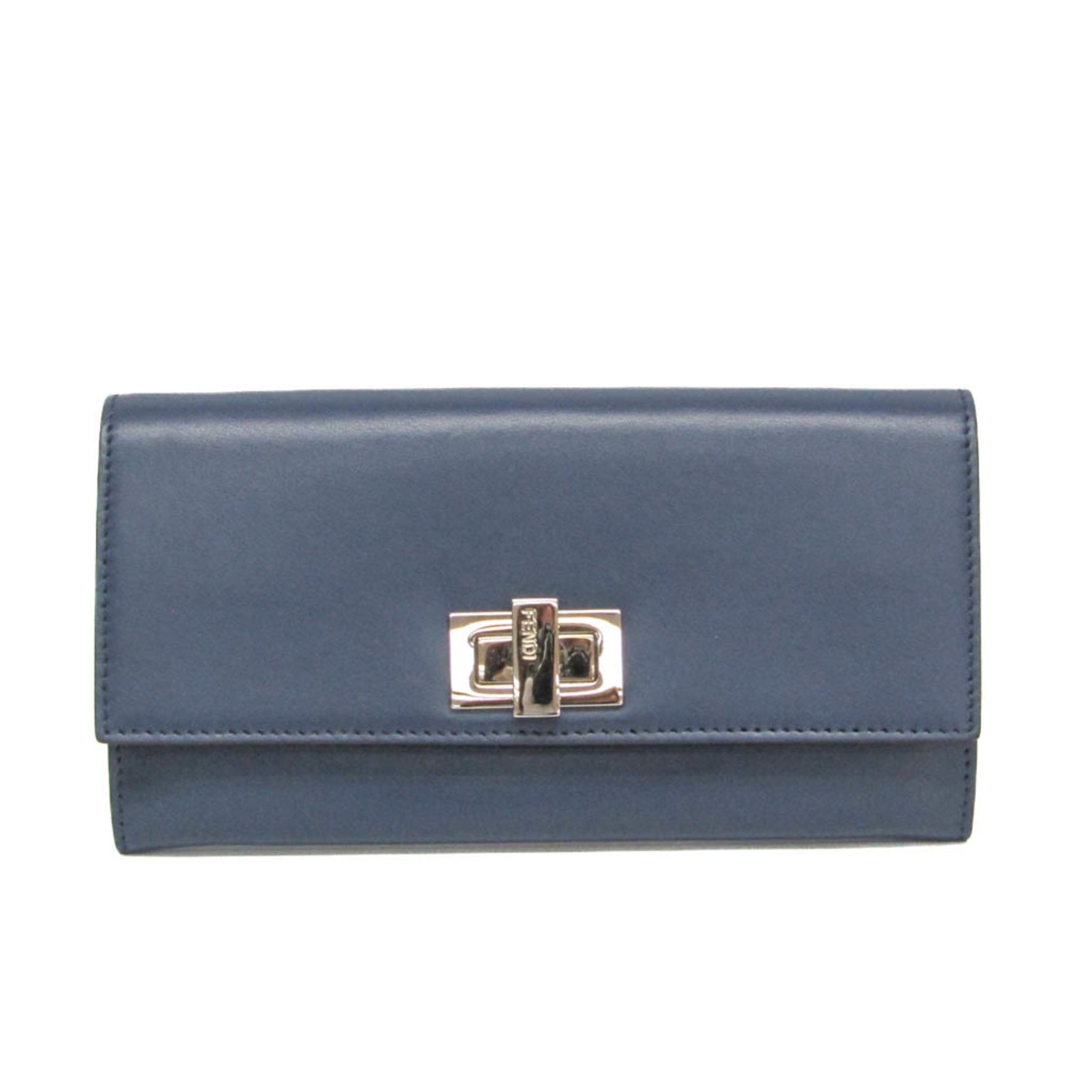 Fendi Peekaboo Leather Long Wallet (bi-fold)