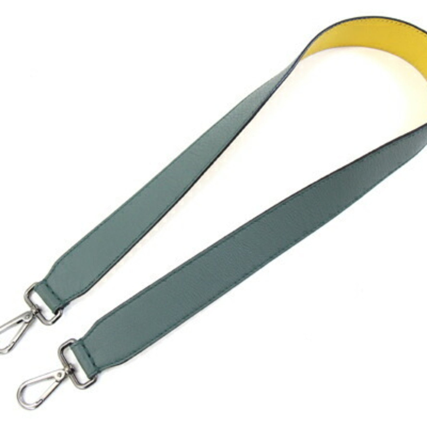 Fendi Shoulder Strap You Smoky Blue Green Leather Bag Replacement