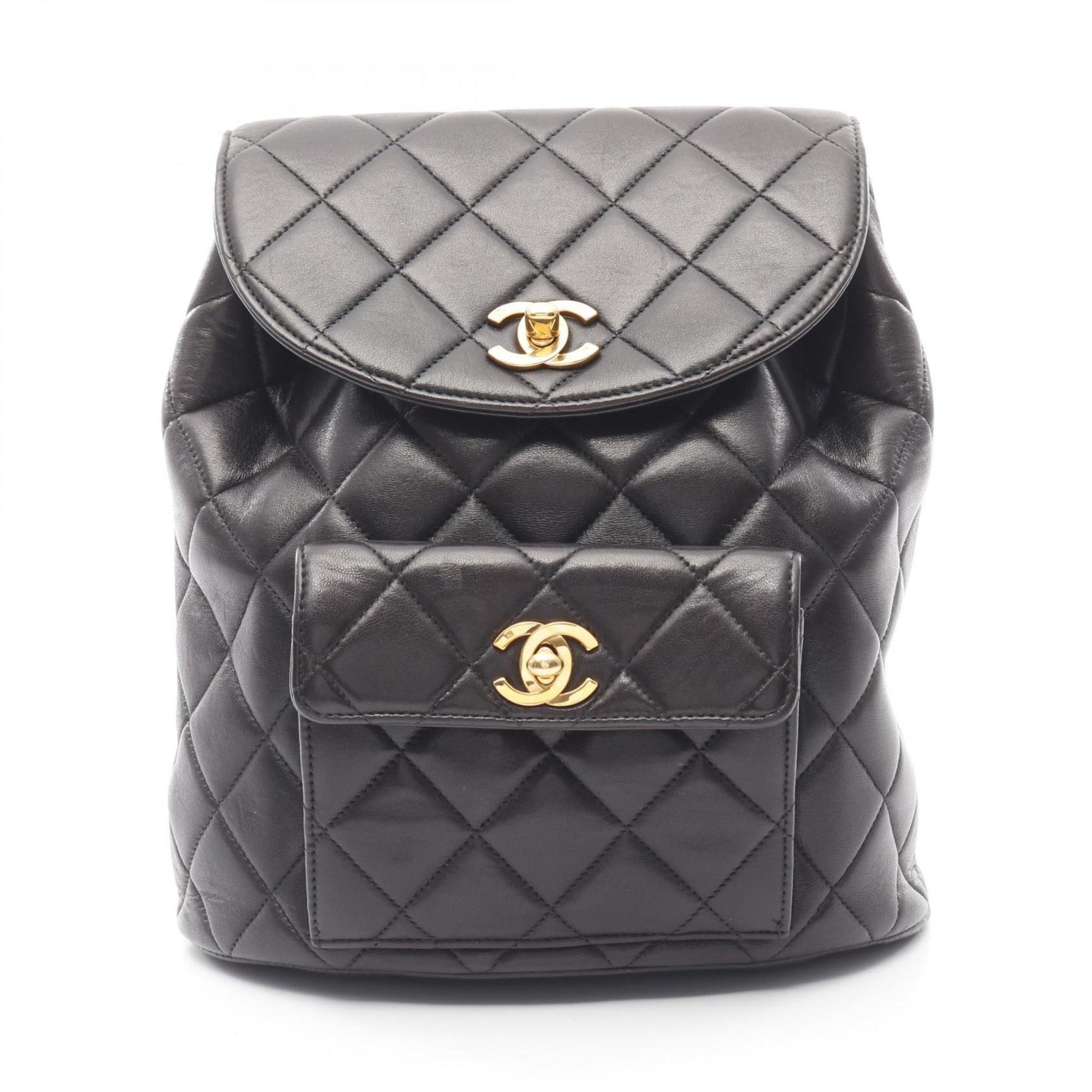 CHANEL Matelasse Backpack Bag in Lambskin Leather