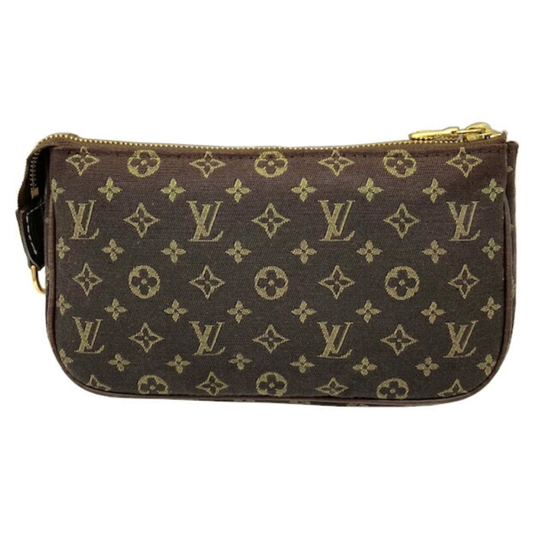Louis Vuitton Monogram Mini Run Pouch Bag Brown