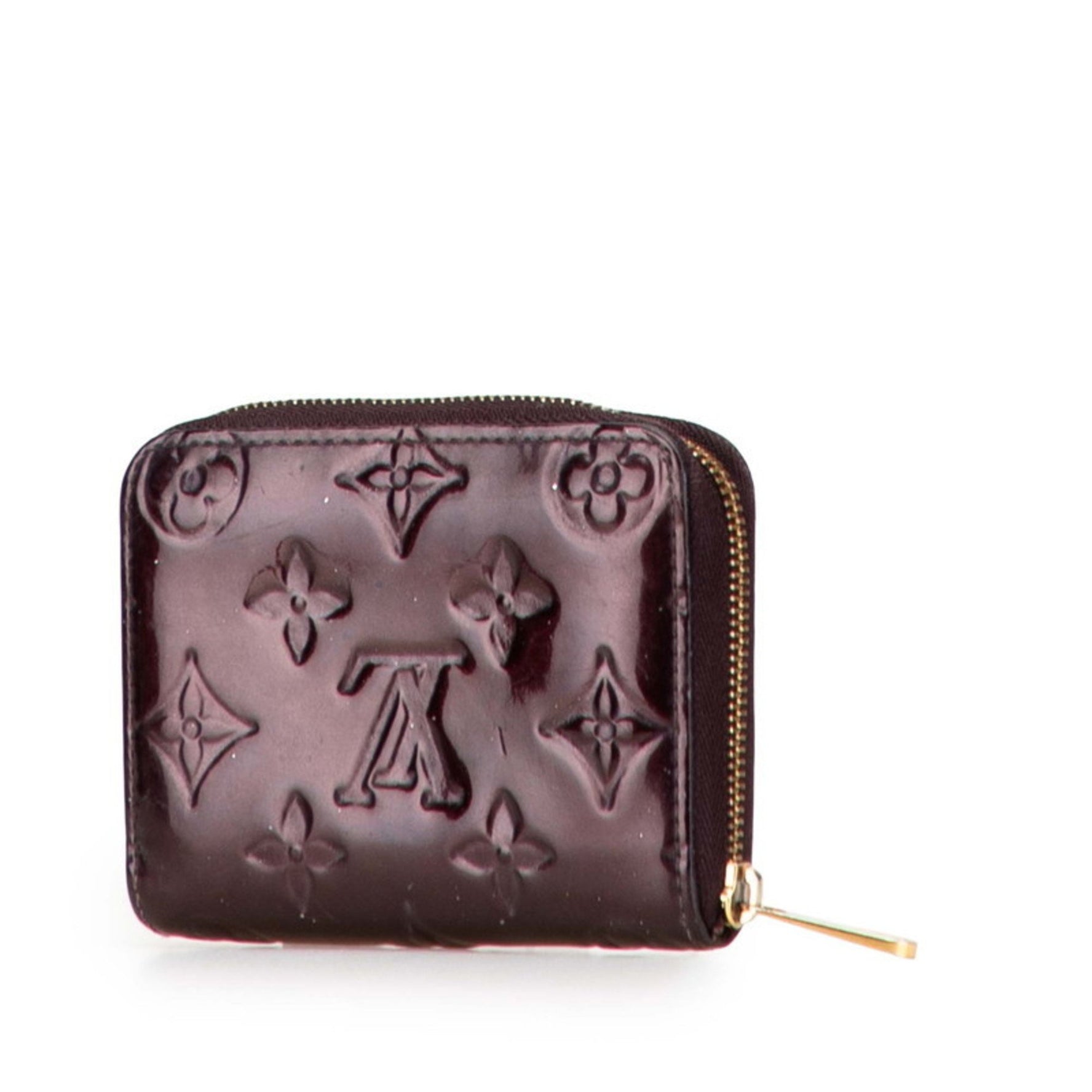 Louis Vuitton Monogram Vernis Zippy Coin Purse Amaranth Purple Patent Leather LOUIS VUITTON