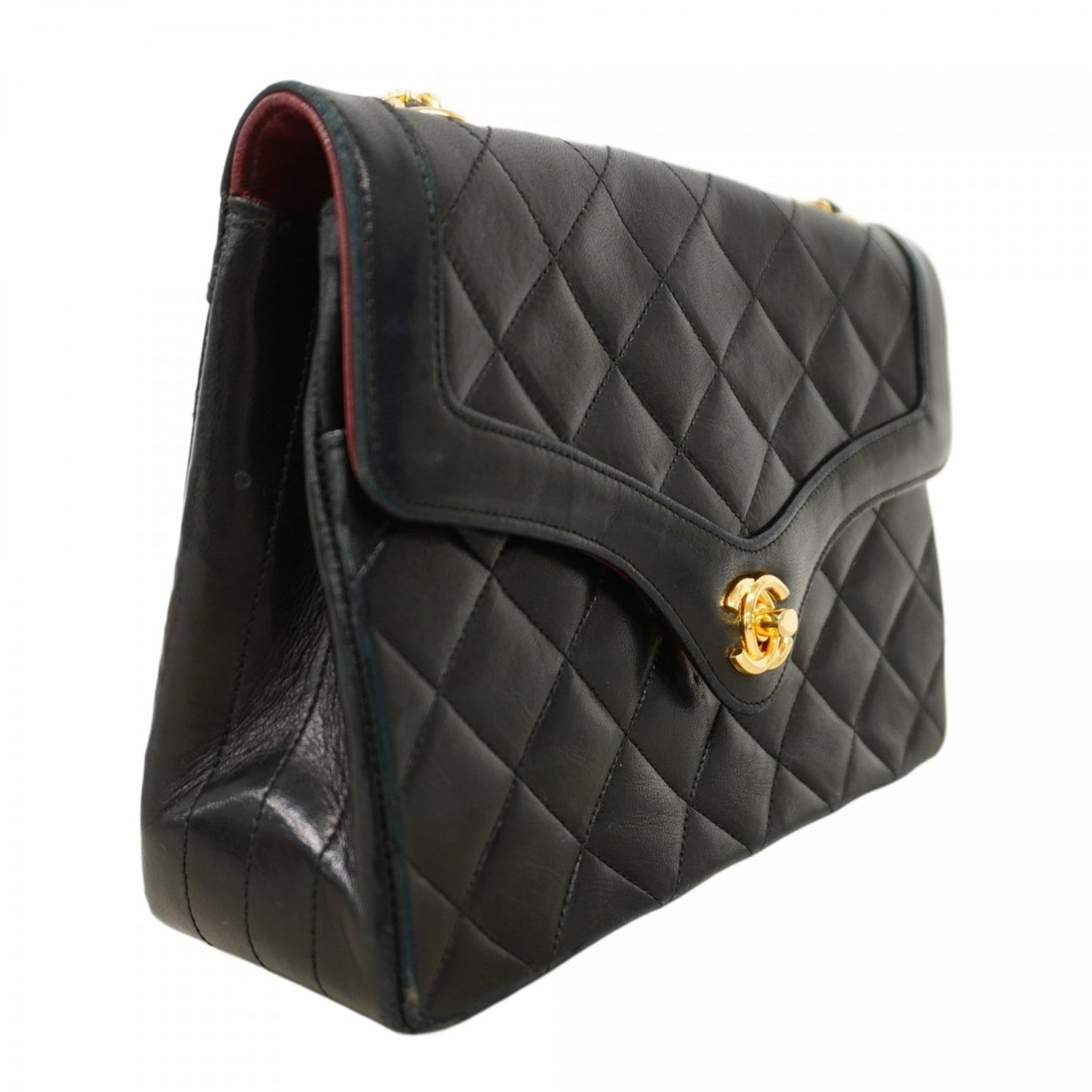 Chanel Matelasse Shoulder Bag with Chain Bag, Lambskin