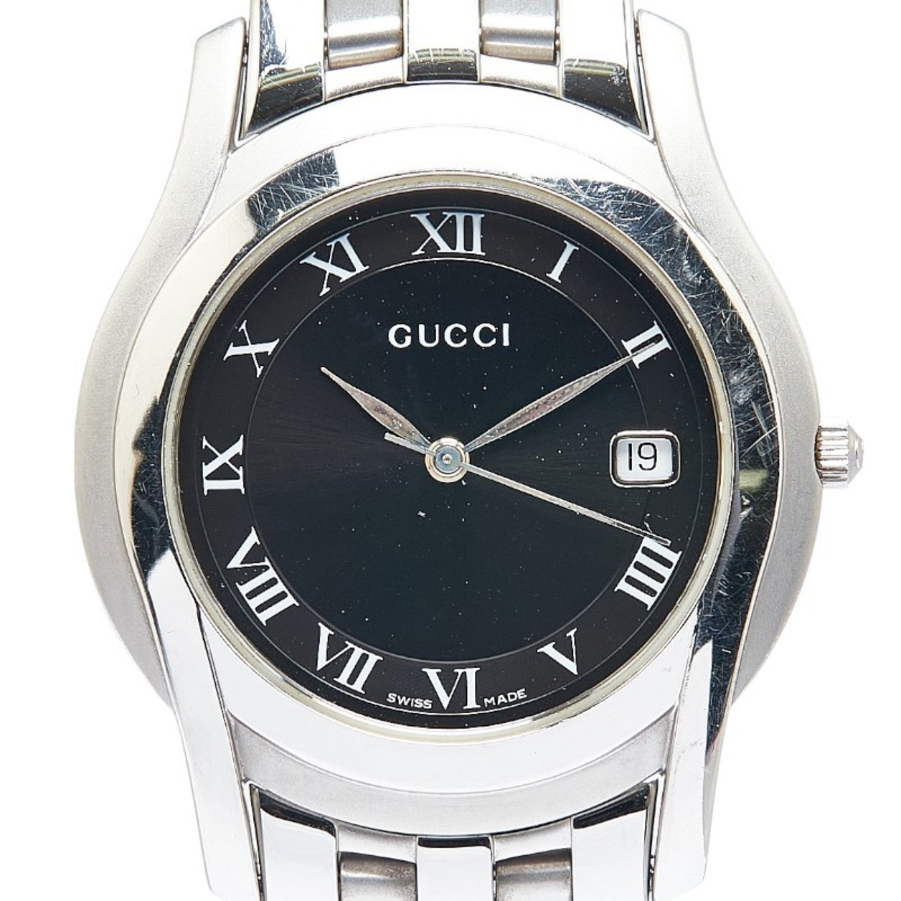 Gucci G-Class Watch, Quartz Black Dial, Stainless Steel