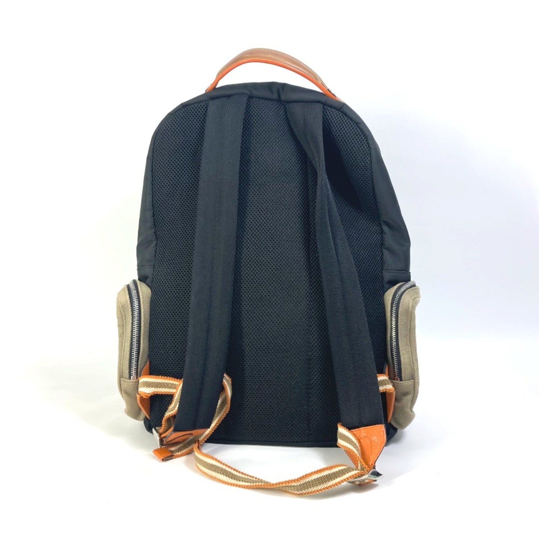 Fendi Backpack Bag Backpack orange x khaki