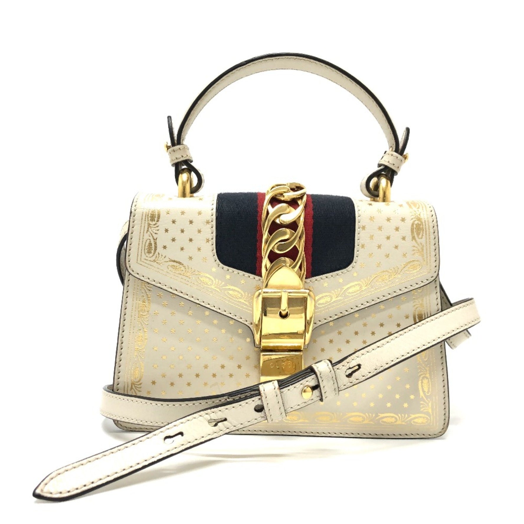 Gucci Bag Bag Hand Bag Shoulder Bag Lining Blue/GoldHardware