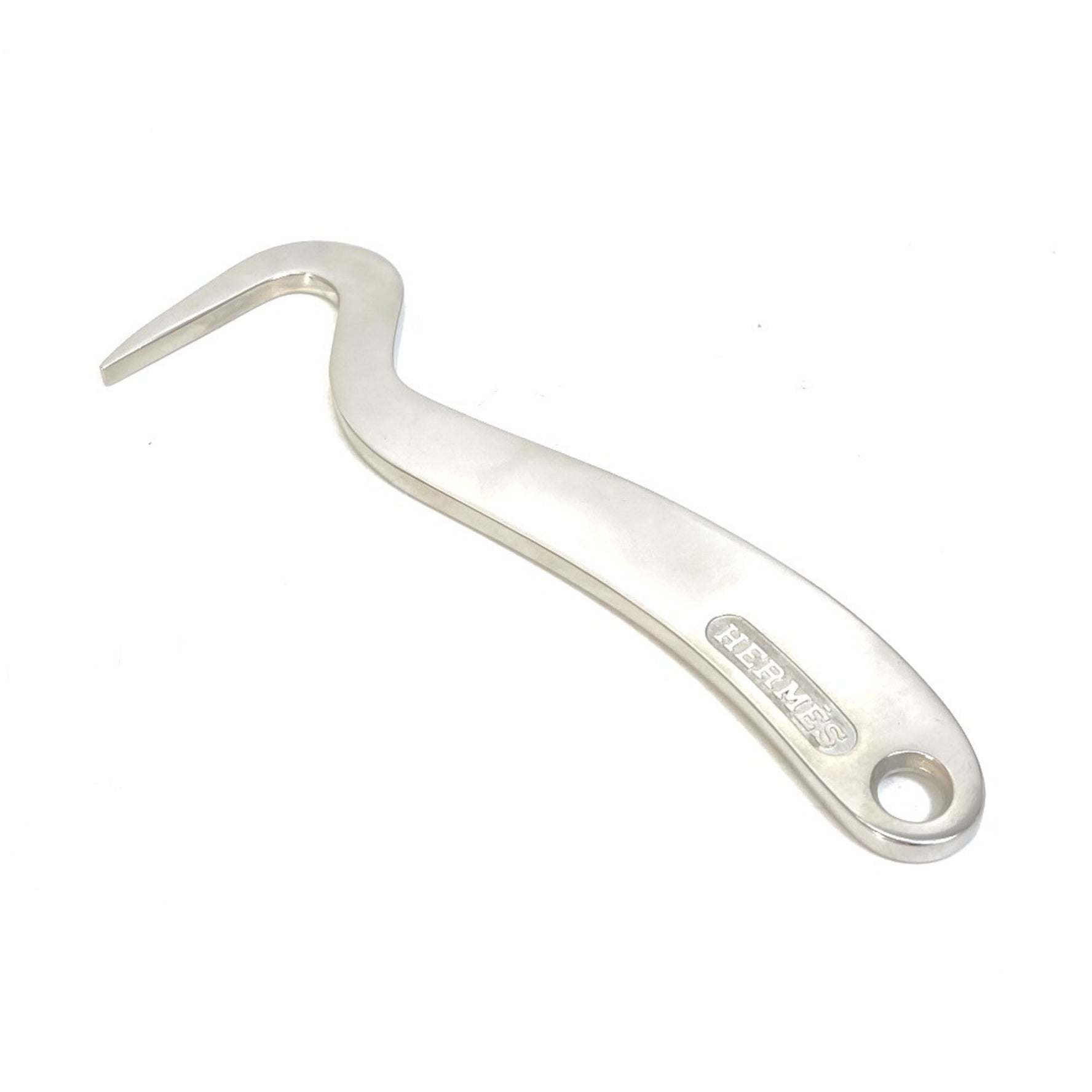 HERMES Horse Riding Sports Tack Hoof Picks Iron Claws Teppi Horseshoe Cleaning Tools Miscellaneous Goods Metal Men's Women's Silver