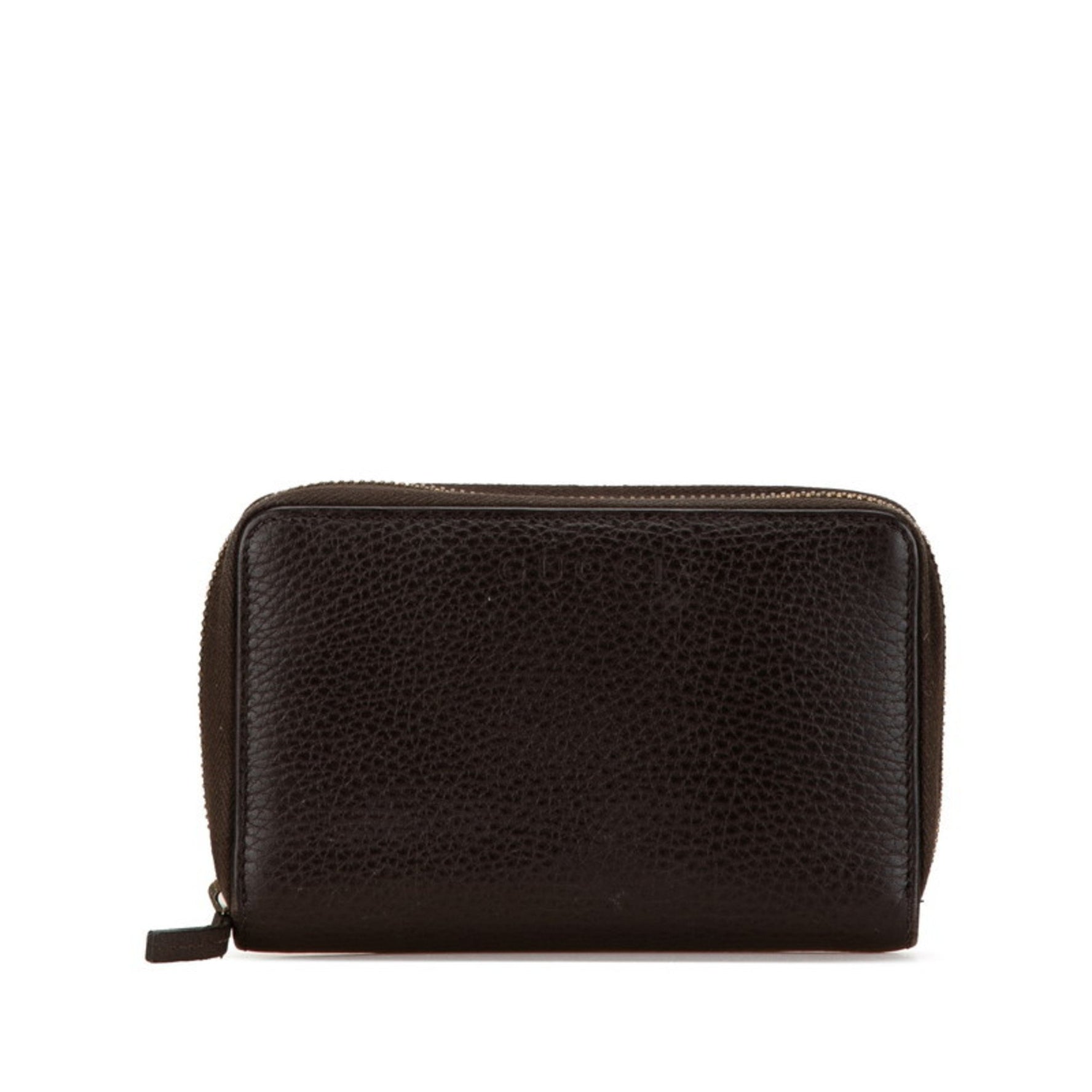 Gucci Round Bi-fold Wallet Leather