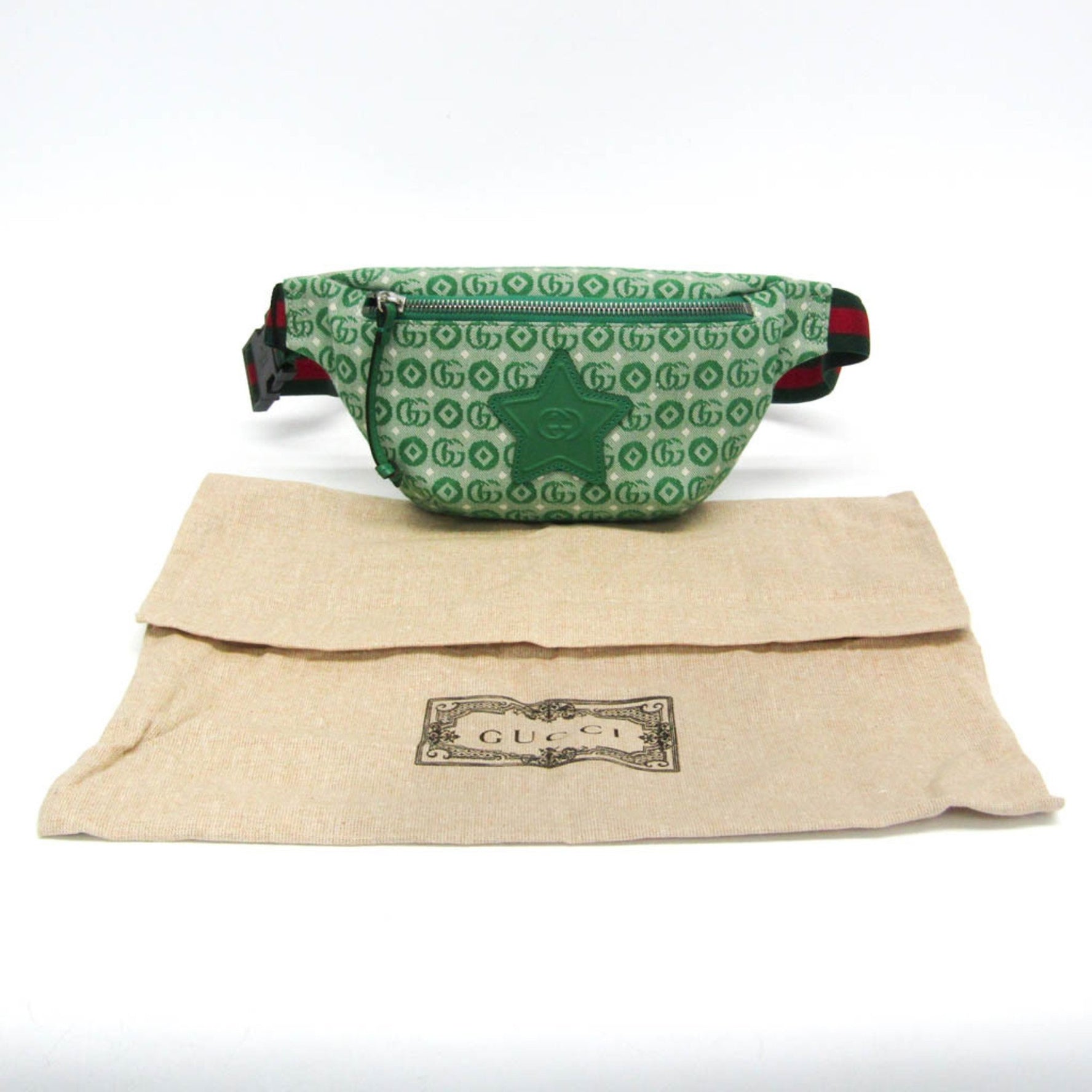 Gucci Interlocking G Childrens Belt Bag Boys,Girls Canvas Fanny Pack