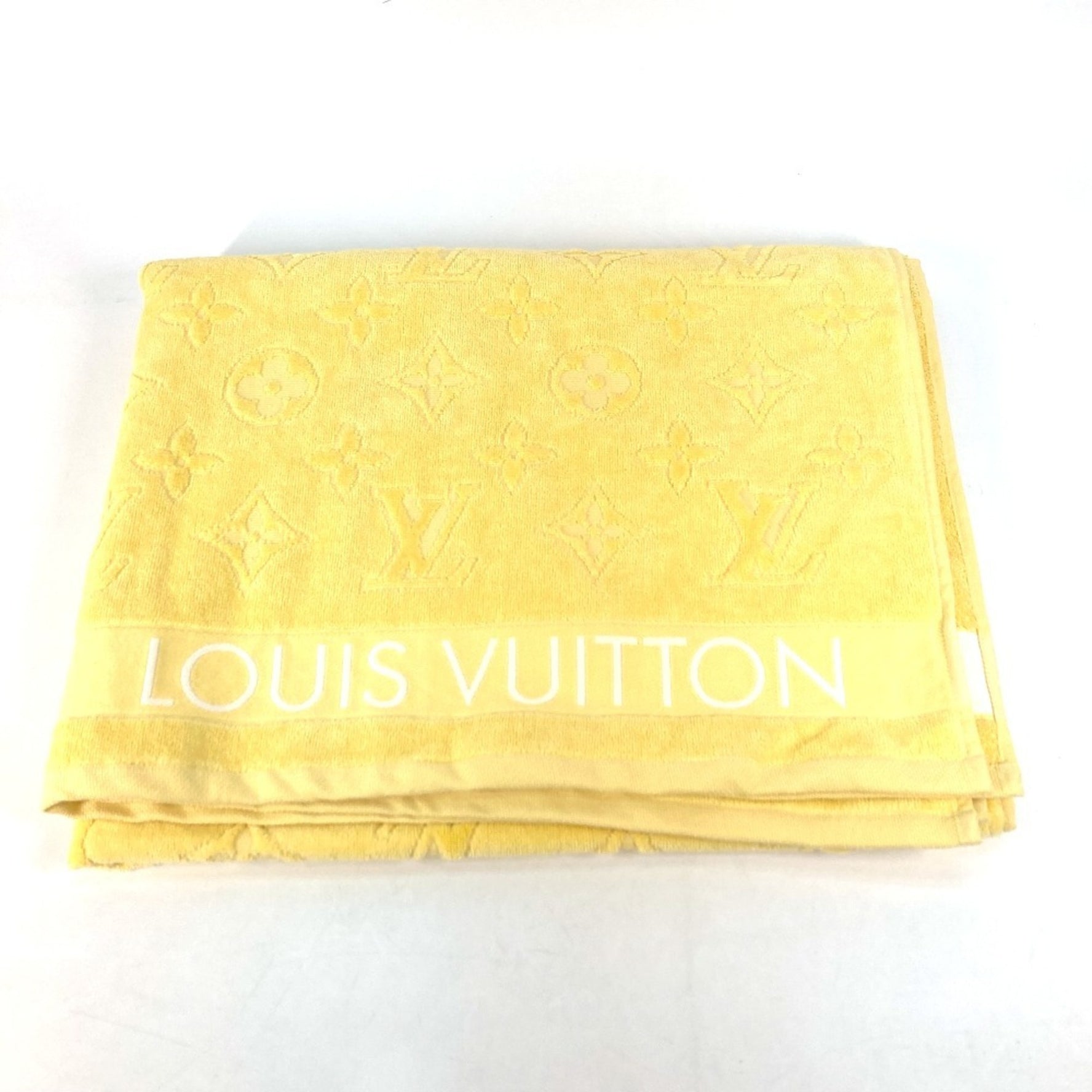 Louis Vuitton Bath Towel, Knee Blanket, Monogram Beach Cotton