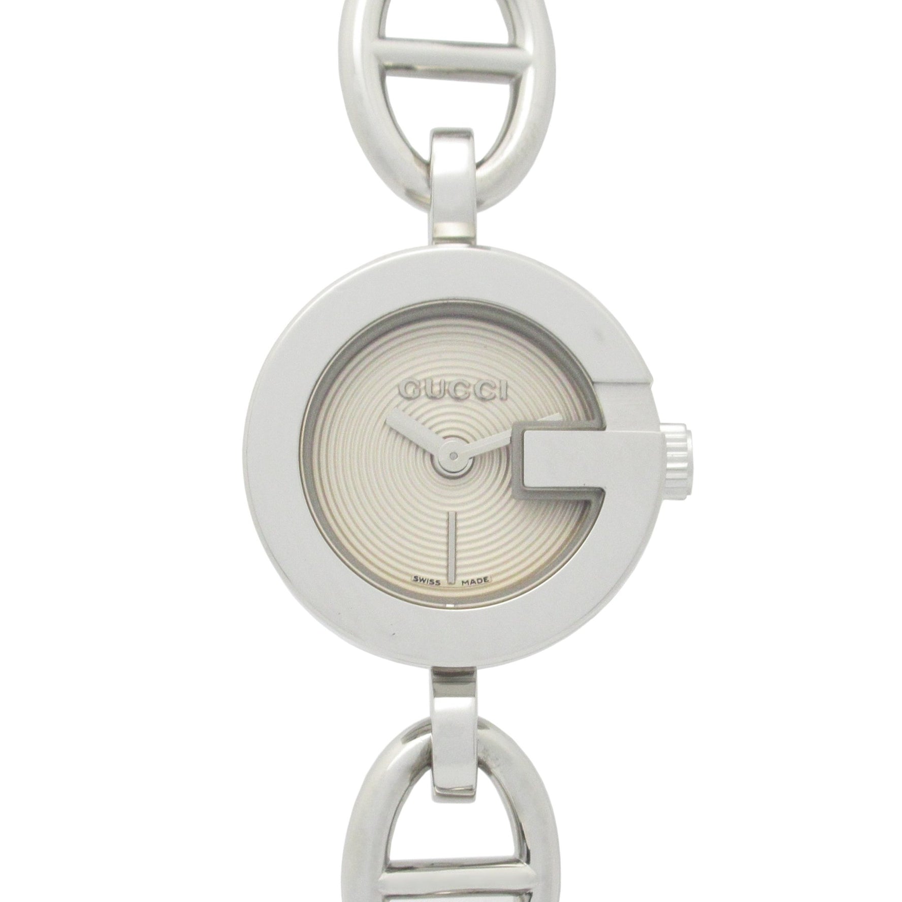 Gucci G Charm Bracelet Watch, Stainless Steel, Silver, 107