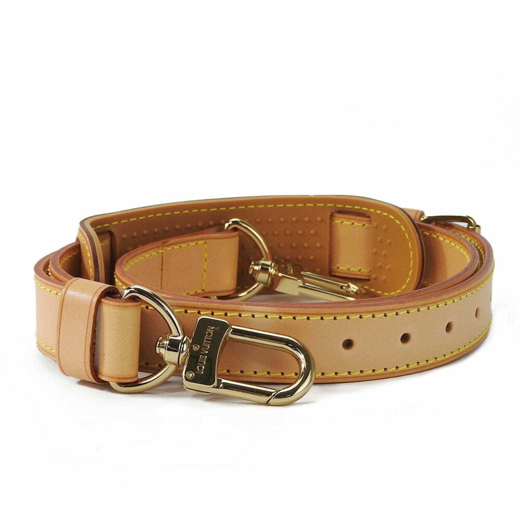 Louis Vuitton Shoulder Strap Tanned Leather Keepall Bandouliere Adjustable