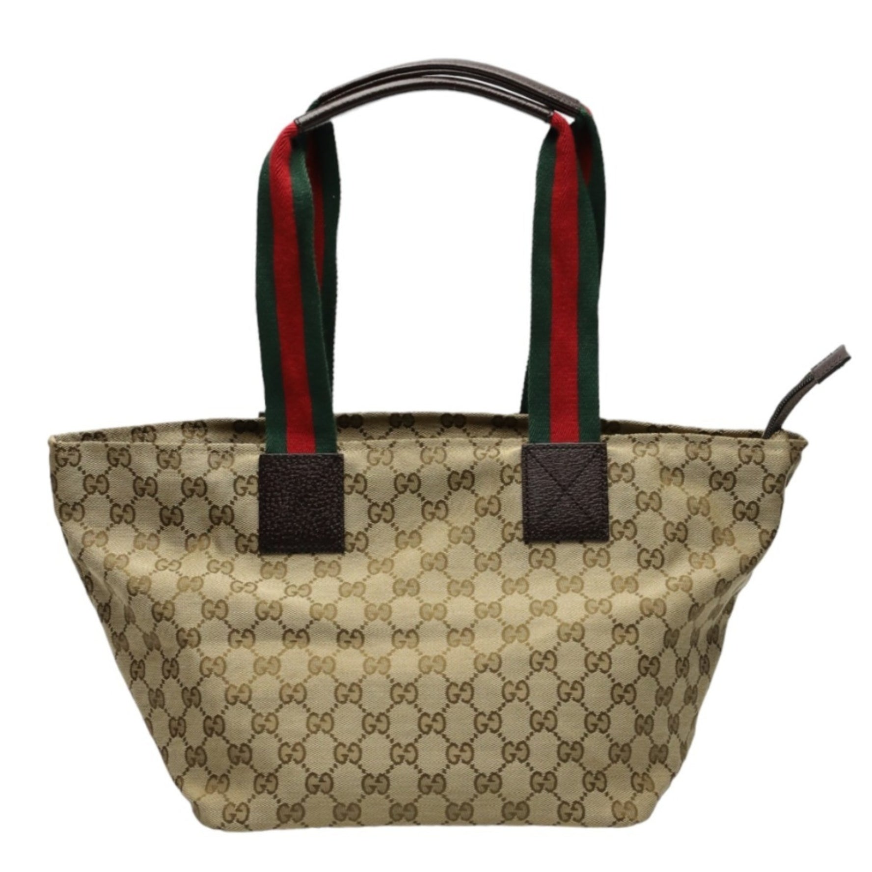 GUCCI Tote Bag Handbag GG Canvas