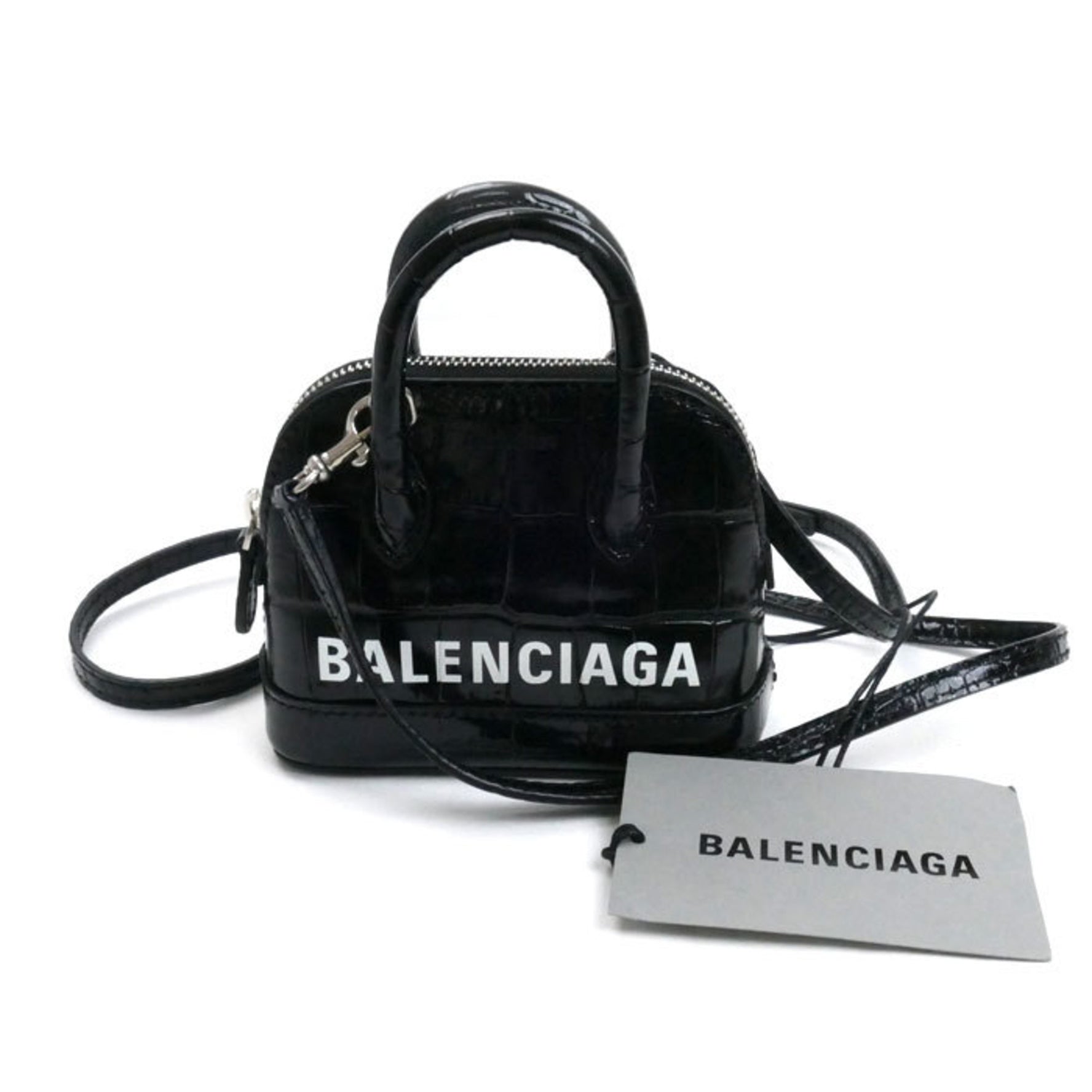 BALENCIAGA Ville Top Hand Mini Shoulder Bag