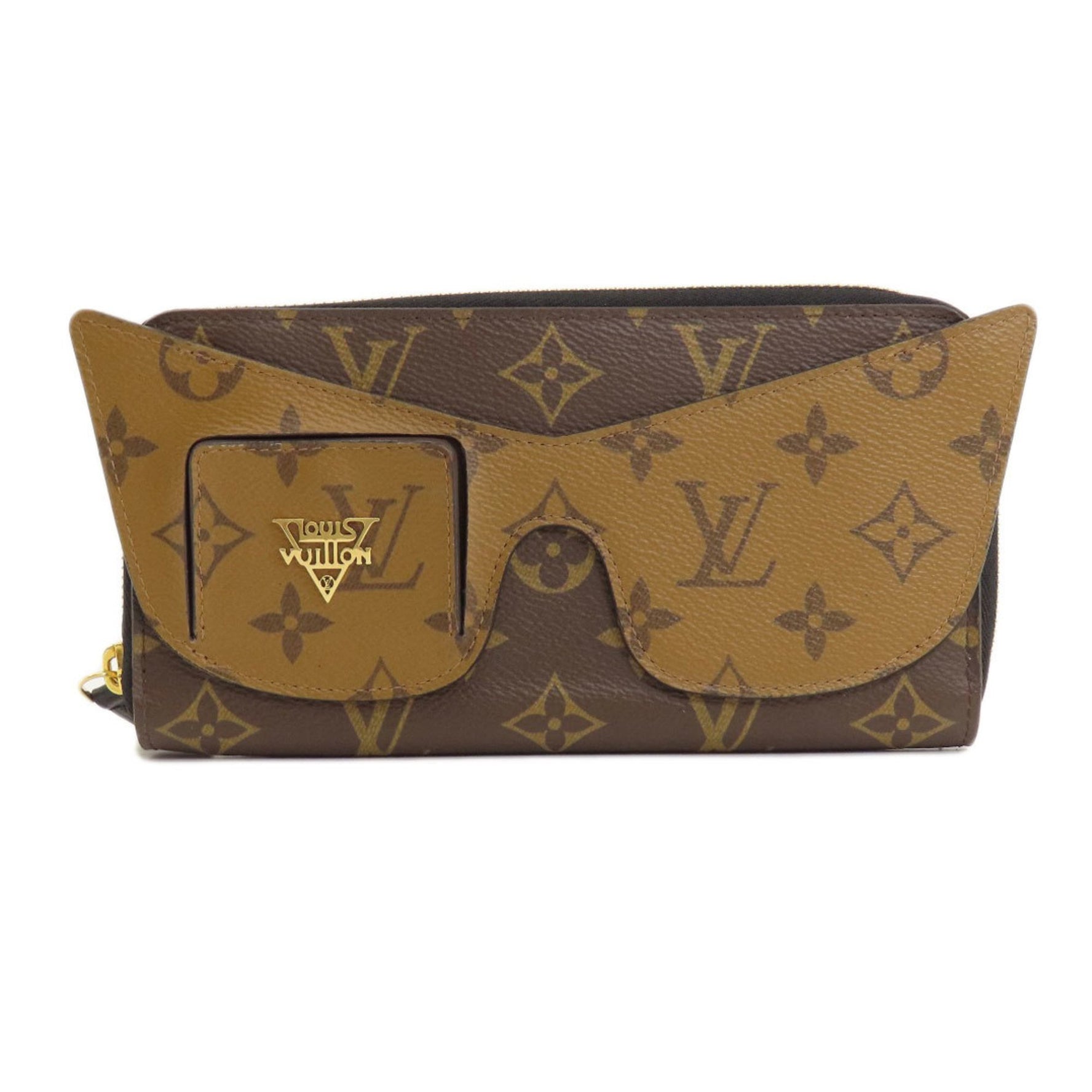 Louis Vuitton Zippy Wallet Monogram Reverse Shady Long Ladies