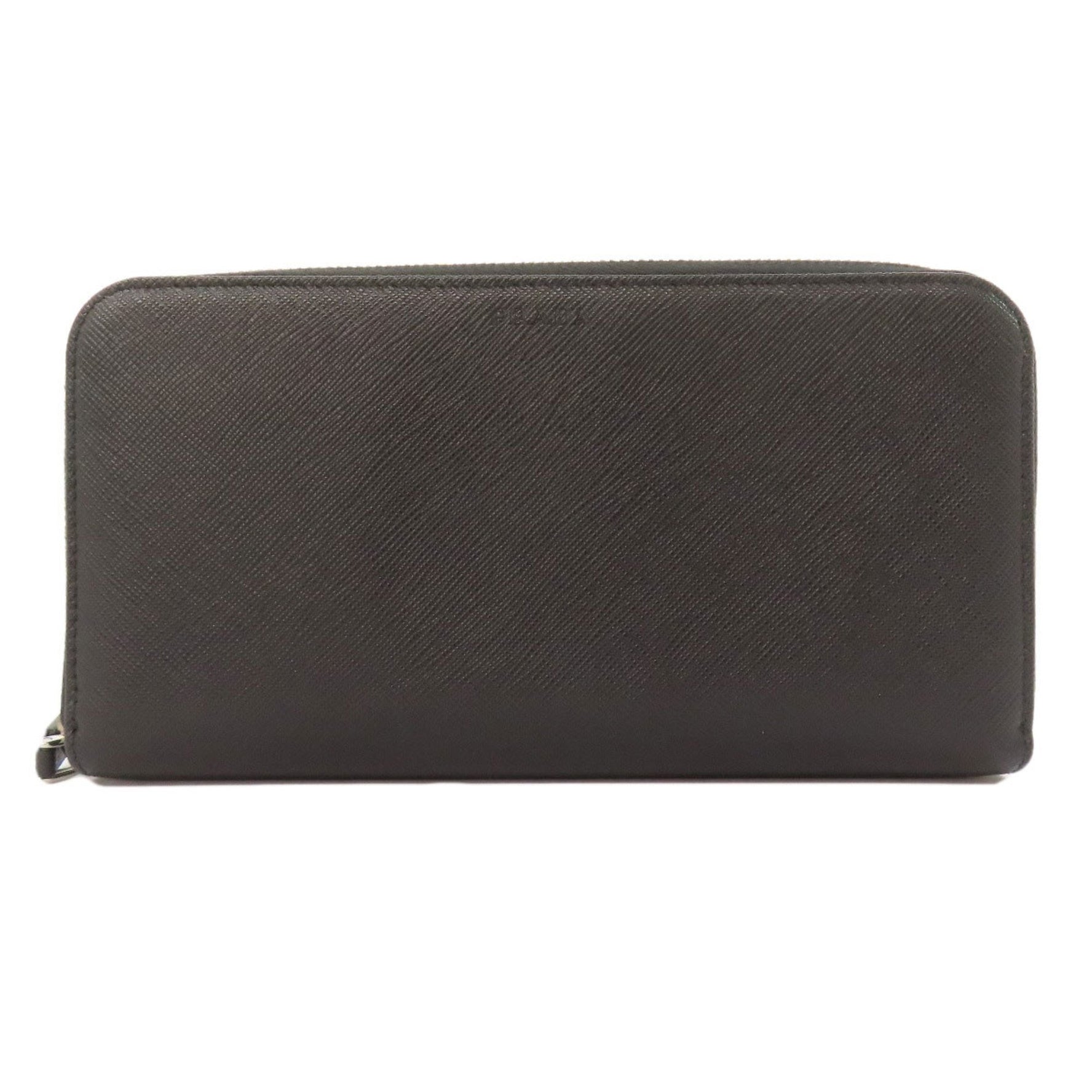 Prada Saffiano Round Long Wallet