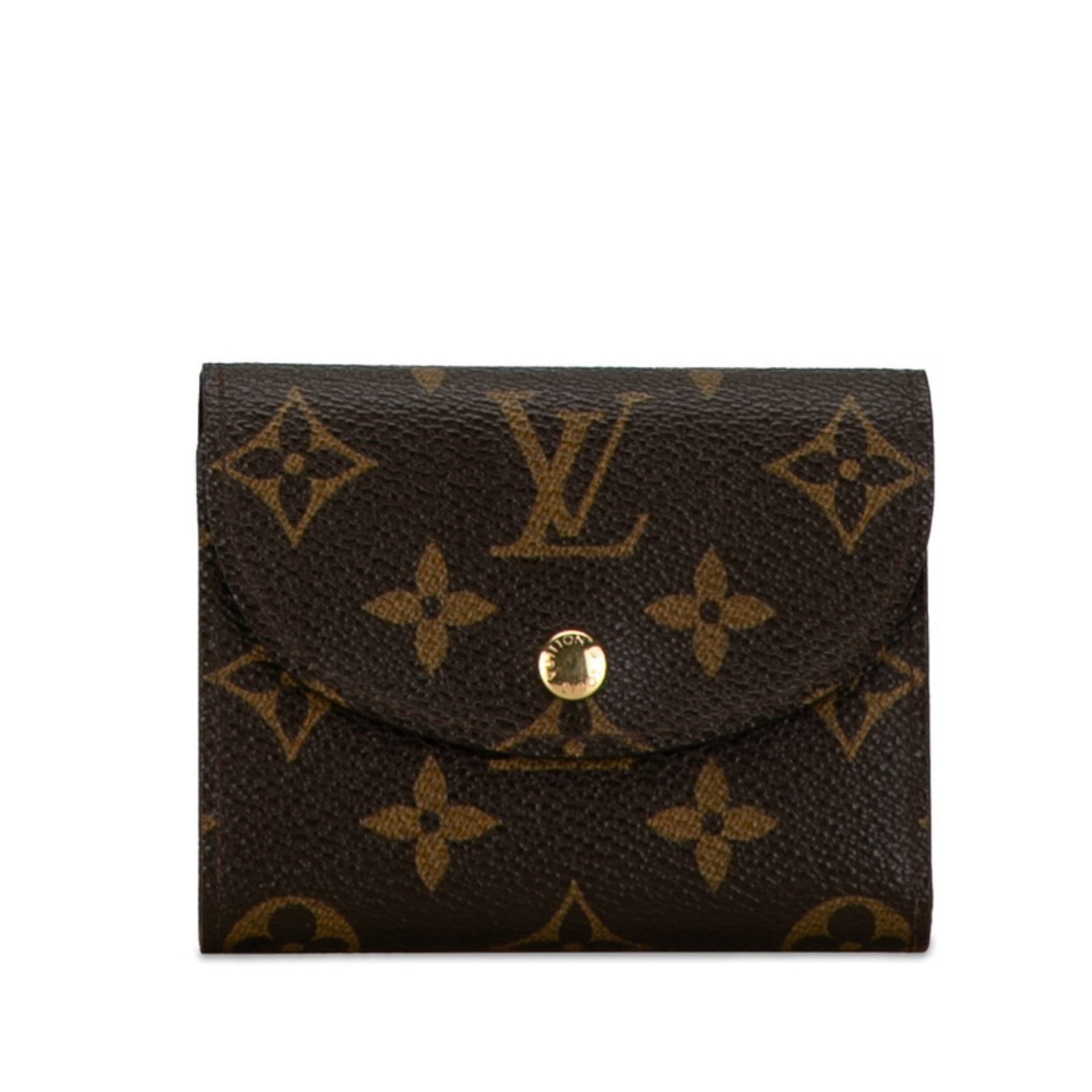 Louis Vuitton Monogram Portefeuille Helene Bi-fold Wallet Compact PVC